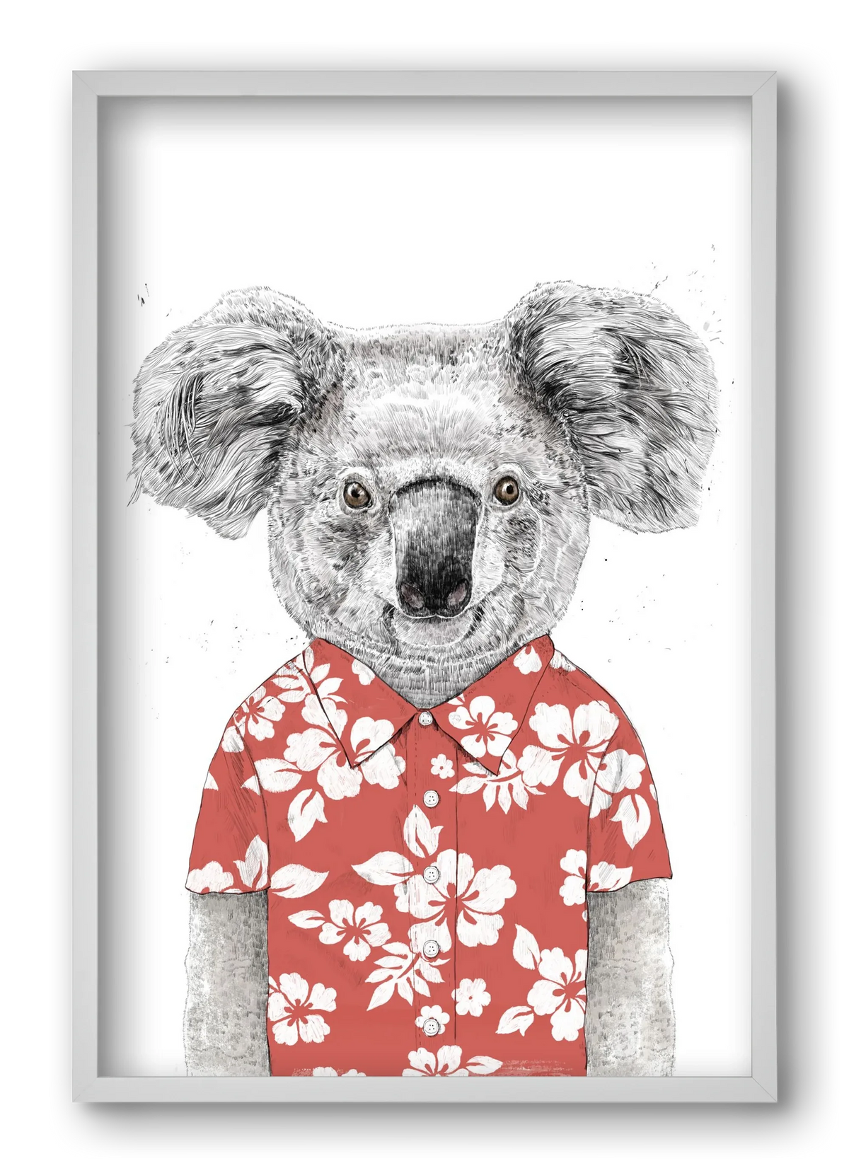 Summer koala (red) - artbridge