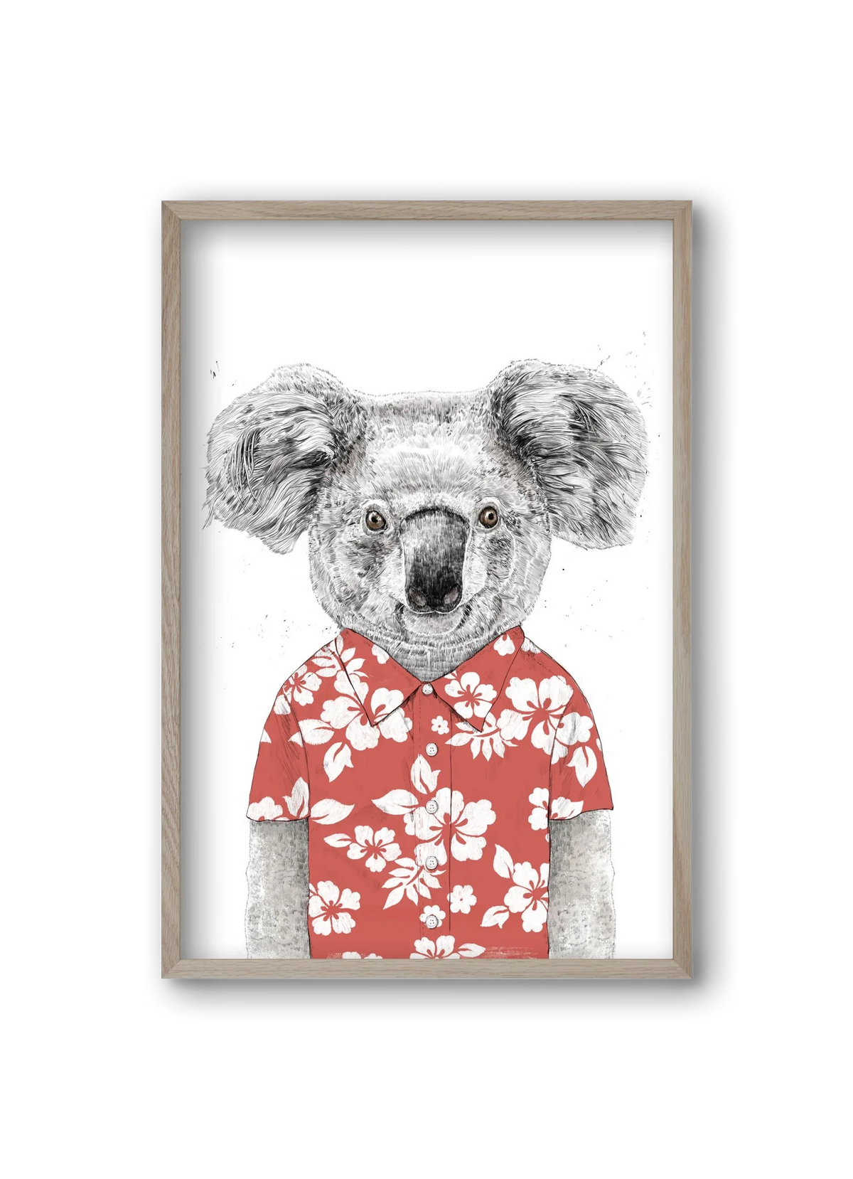 Summer koala (red) - artbridge