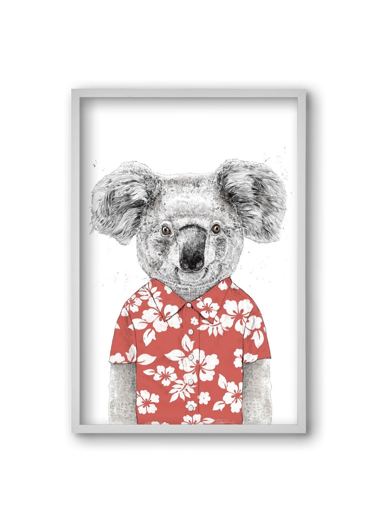 Summer koala (red) - artbridge
