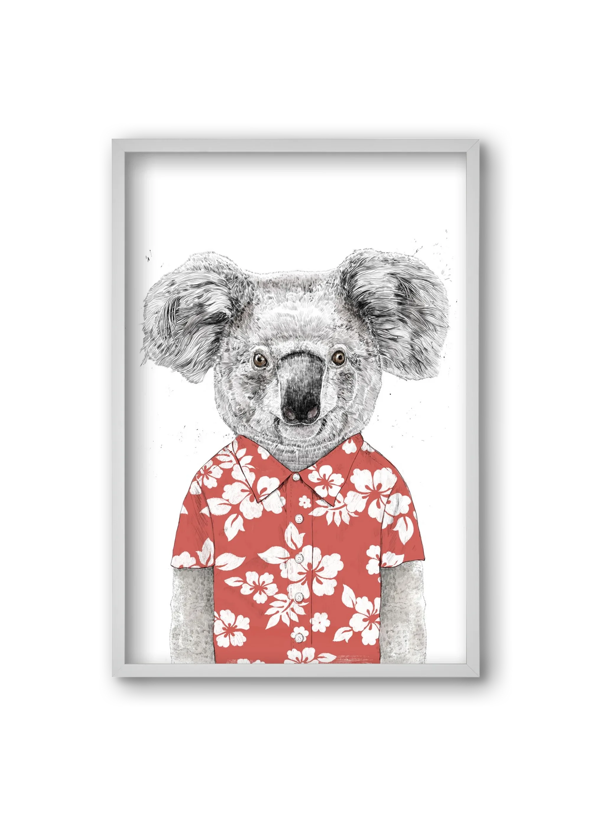 Summer koala (red) - artbridge