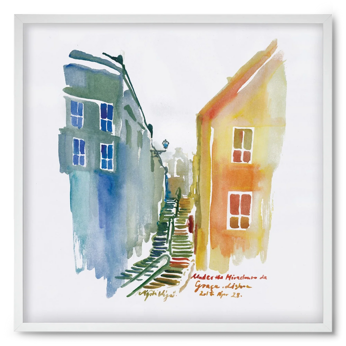 LISBON Aquarelle No.1v2 - artbridge