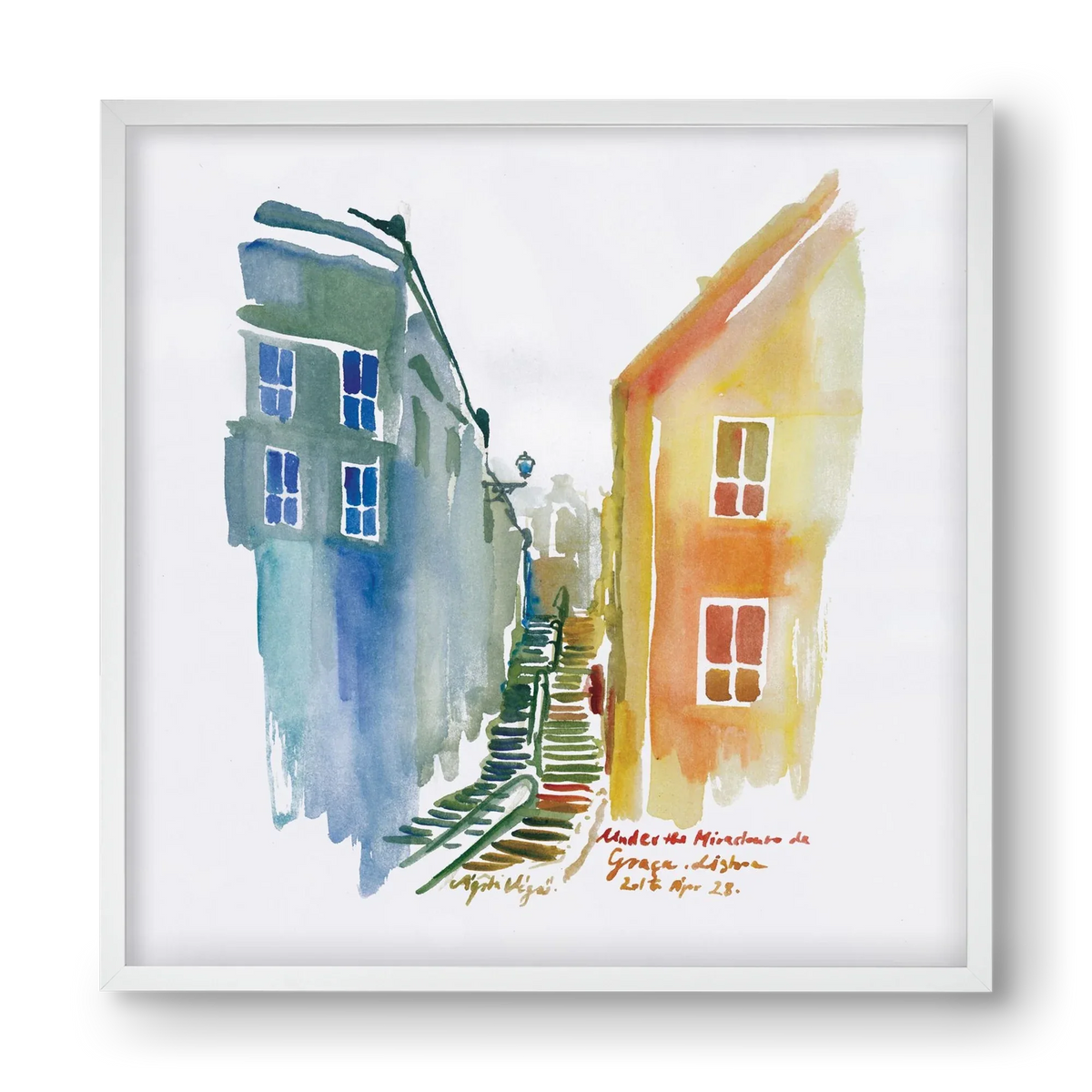 LISBON Aquarelle No.1v2 - artbridge