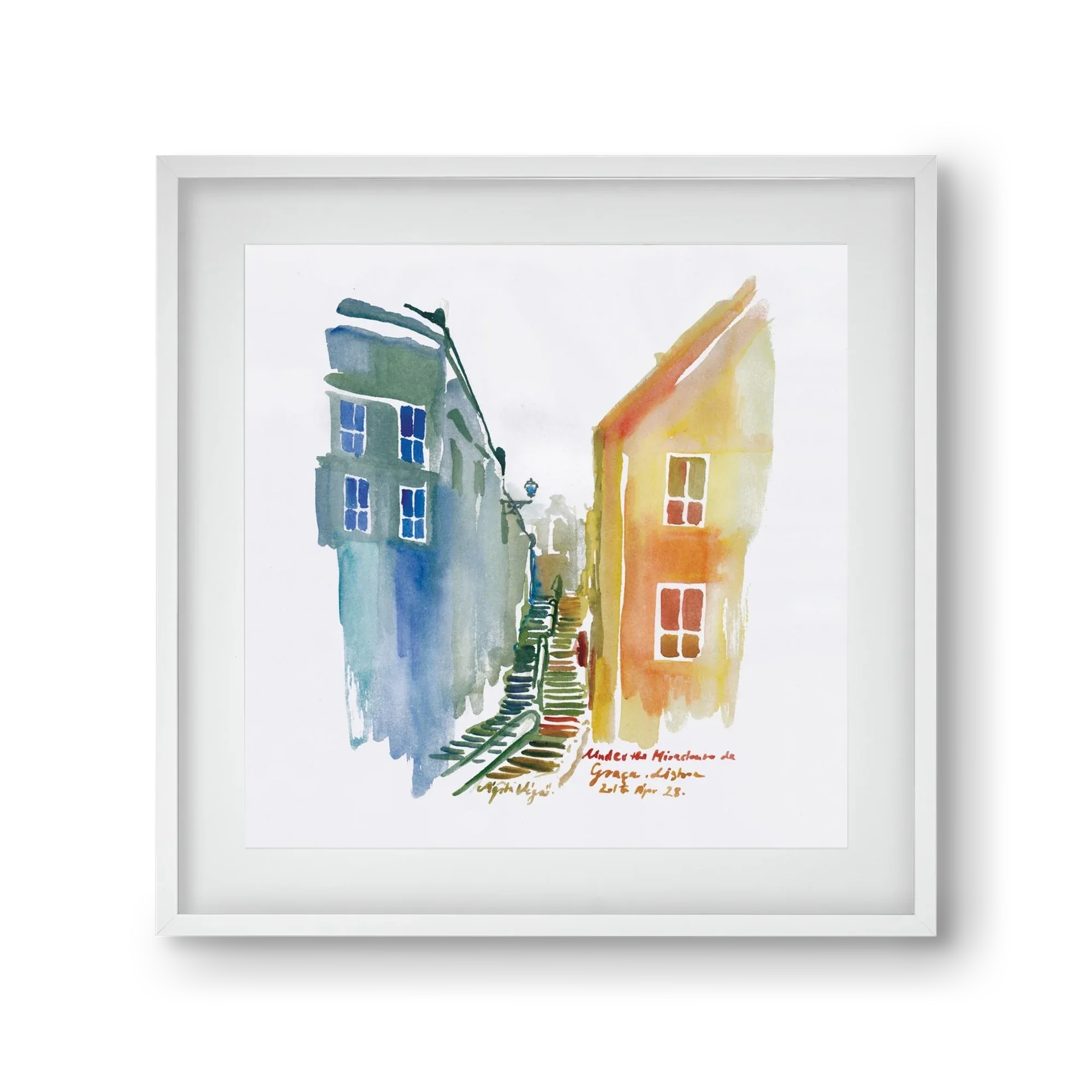 LISBON Aquarelle No.1v2 - artbridge
