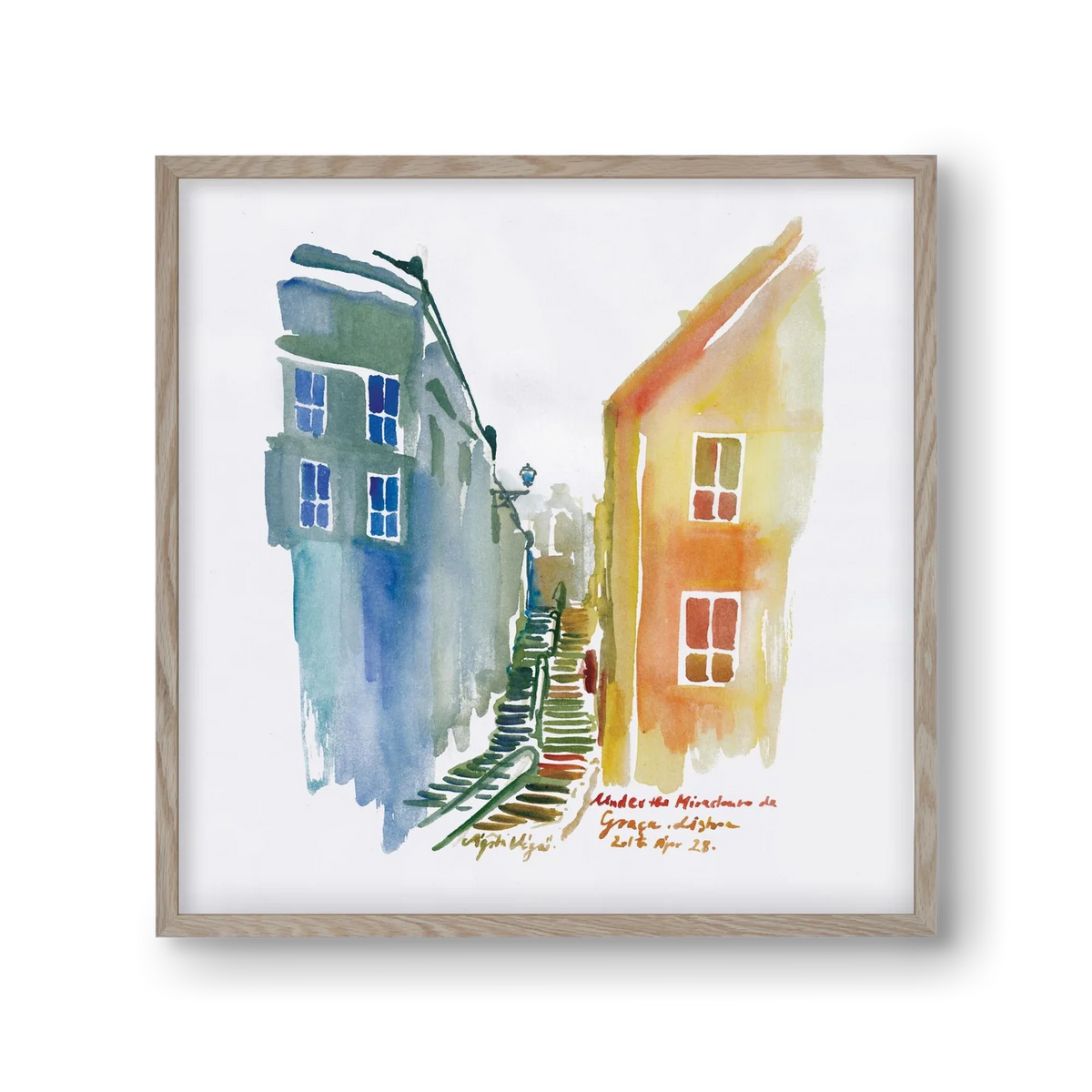 LISBON Aquarelle No.1v2 - artbridge