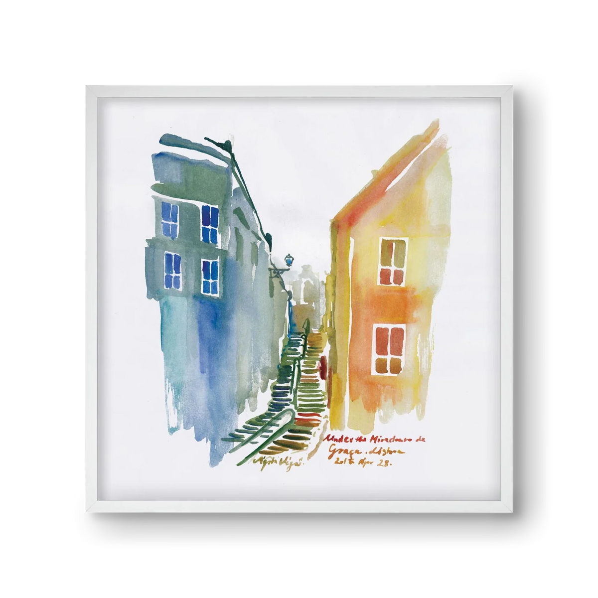 LISBON Aquarelle No.1v2 - artbridge