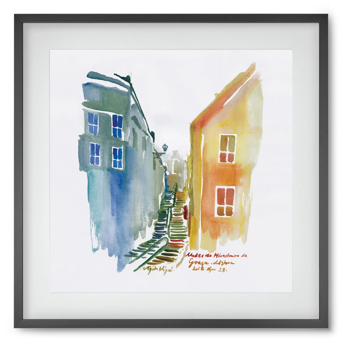 LISBON Aquarelle No.1v2 - artbridge