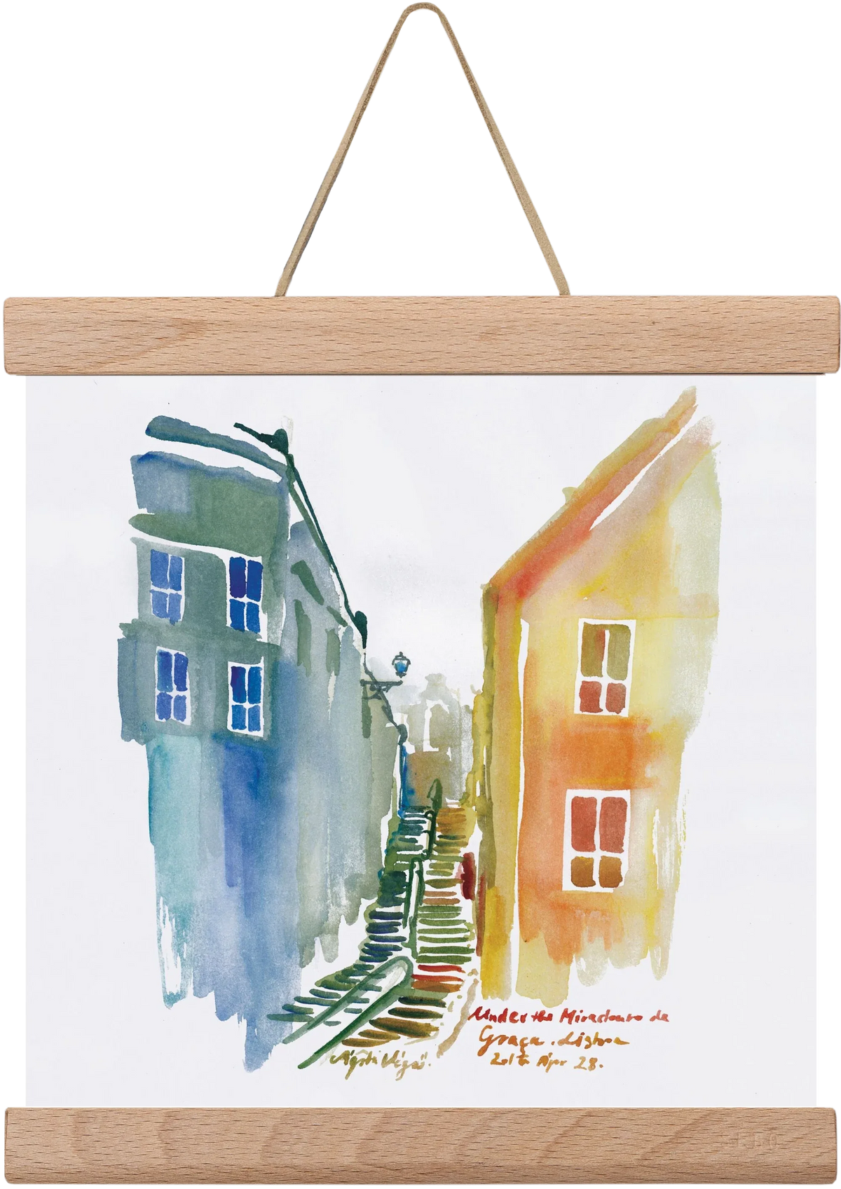 LISBON Aquarelle No.1v2 - artbridge