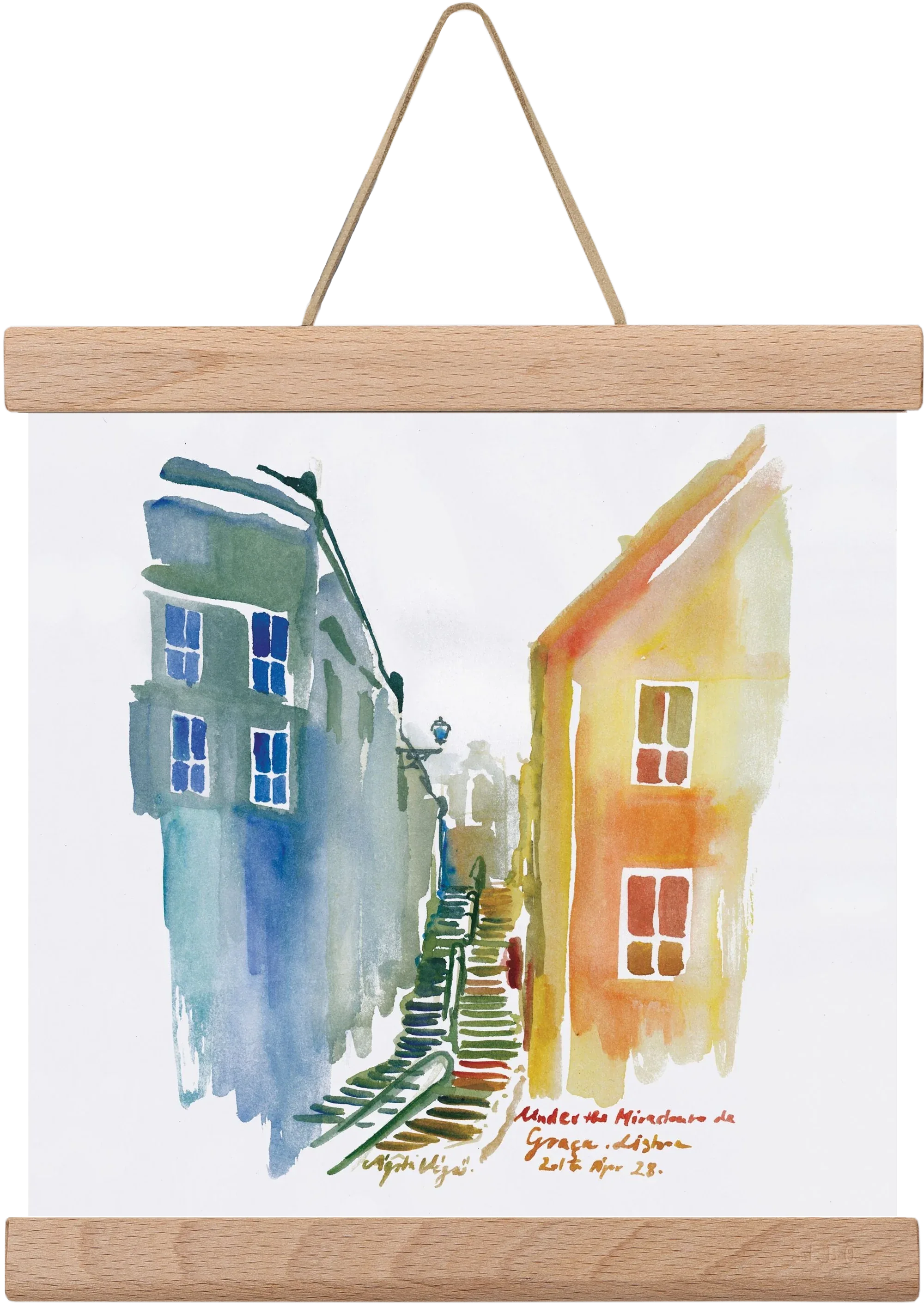 LISBON Aquarelle No.1v2 - artbridge