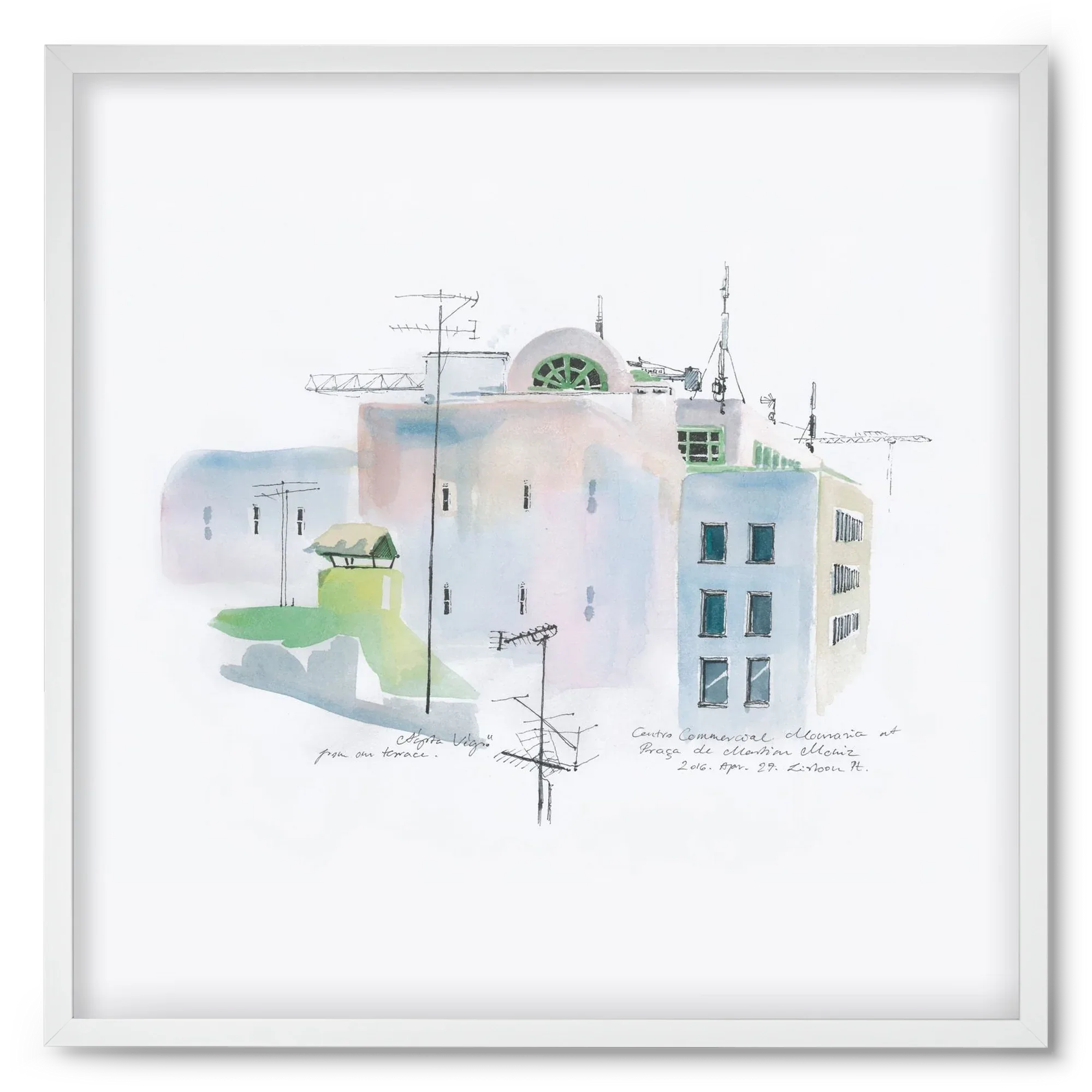 LISBON Aquarelle No.3 - artbridge