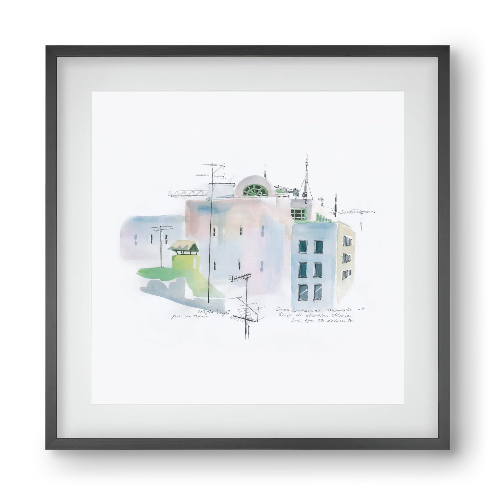 LISBON Aquarelle No.3 - artbridge