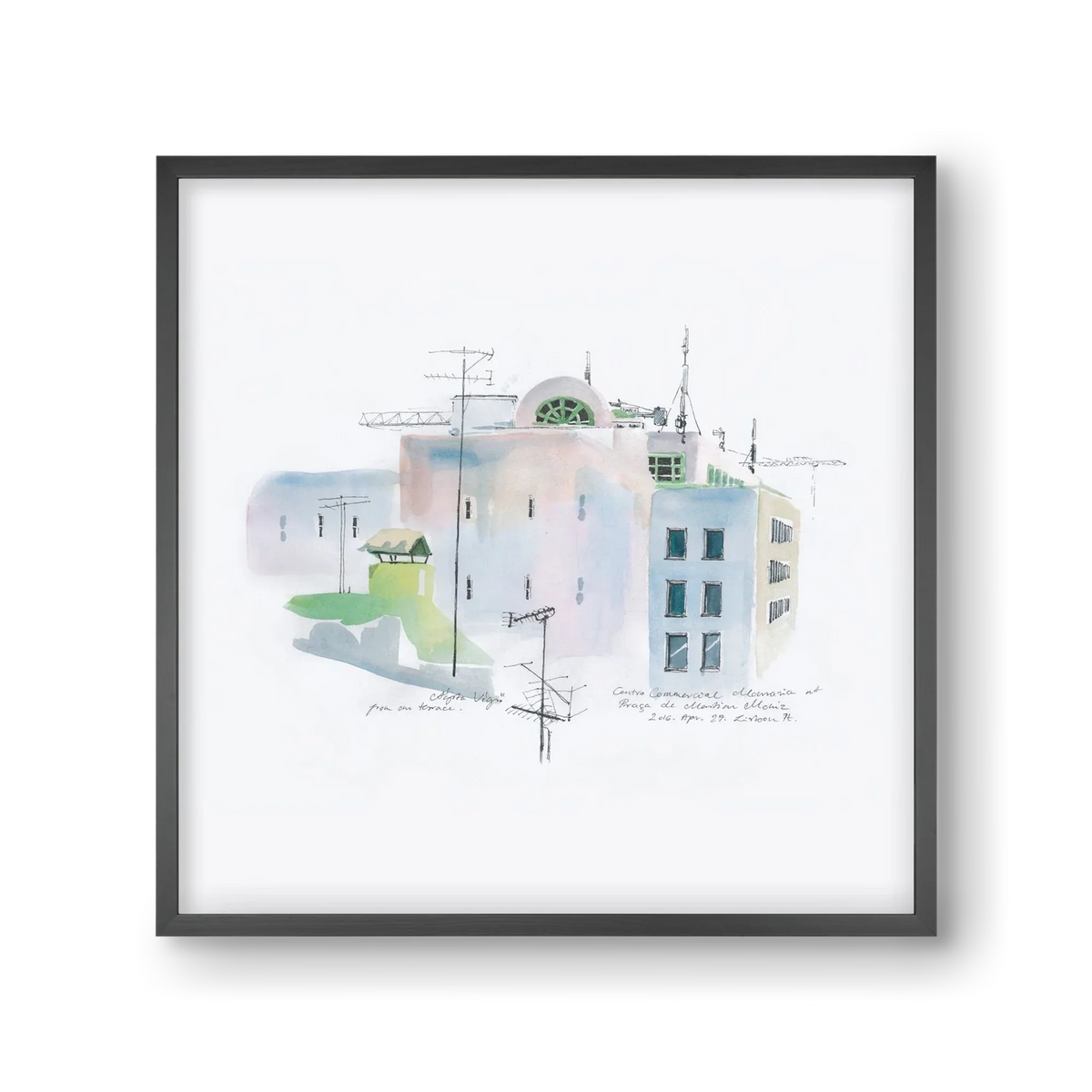 LISBON Aquarelle No.3 - artbridge
