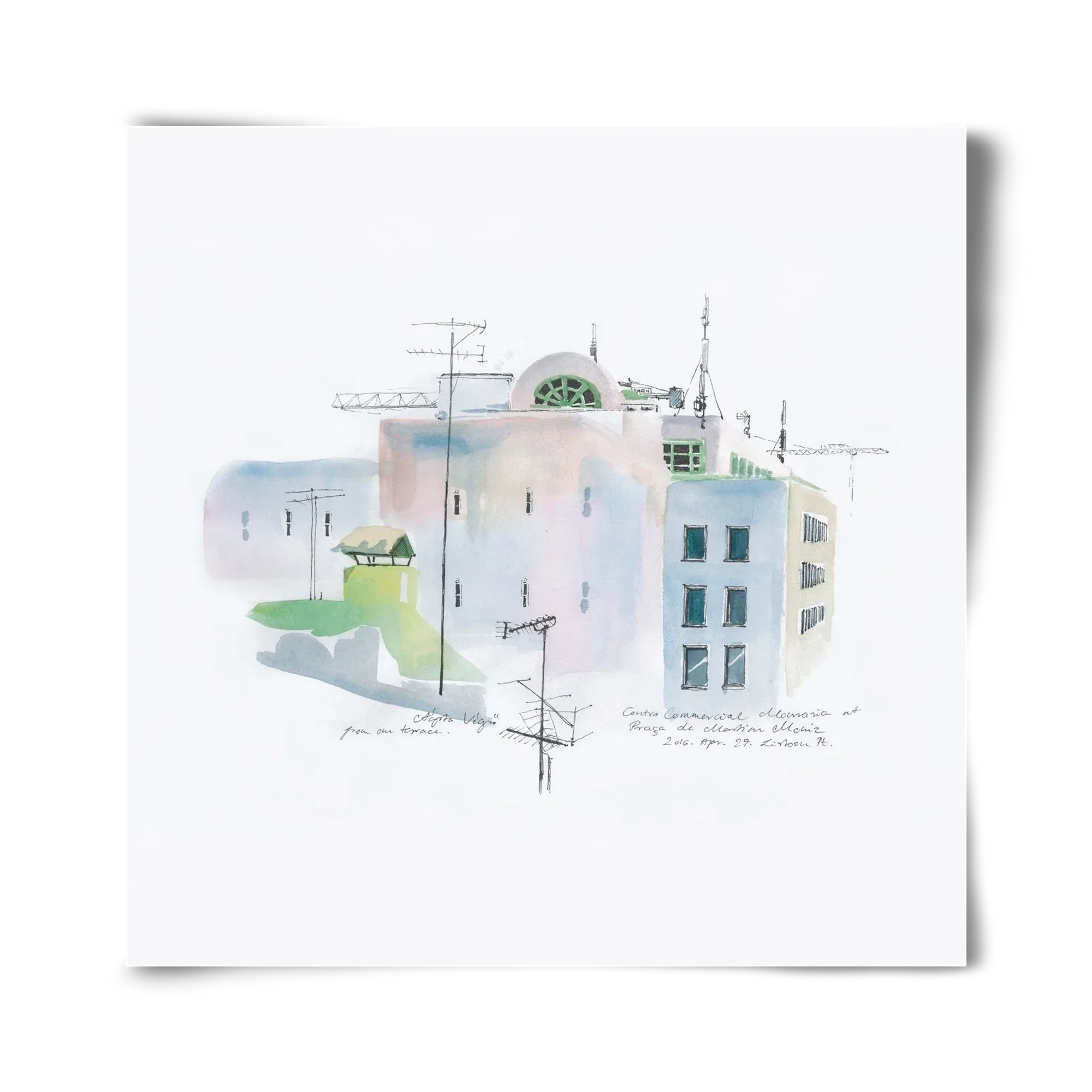 LISBON Aquarelle No.3 - artbridge