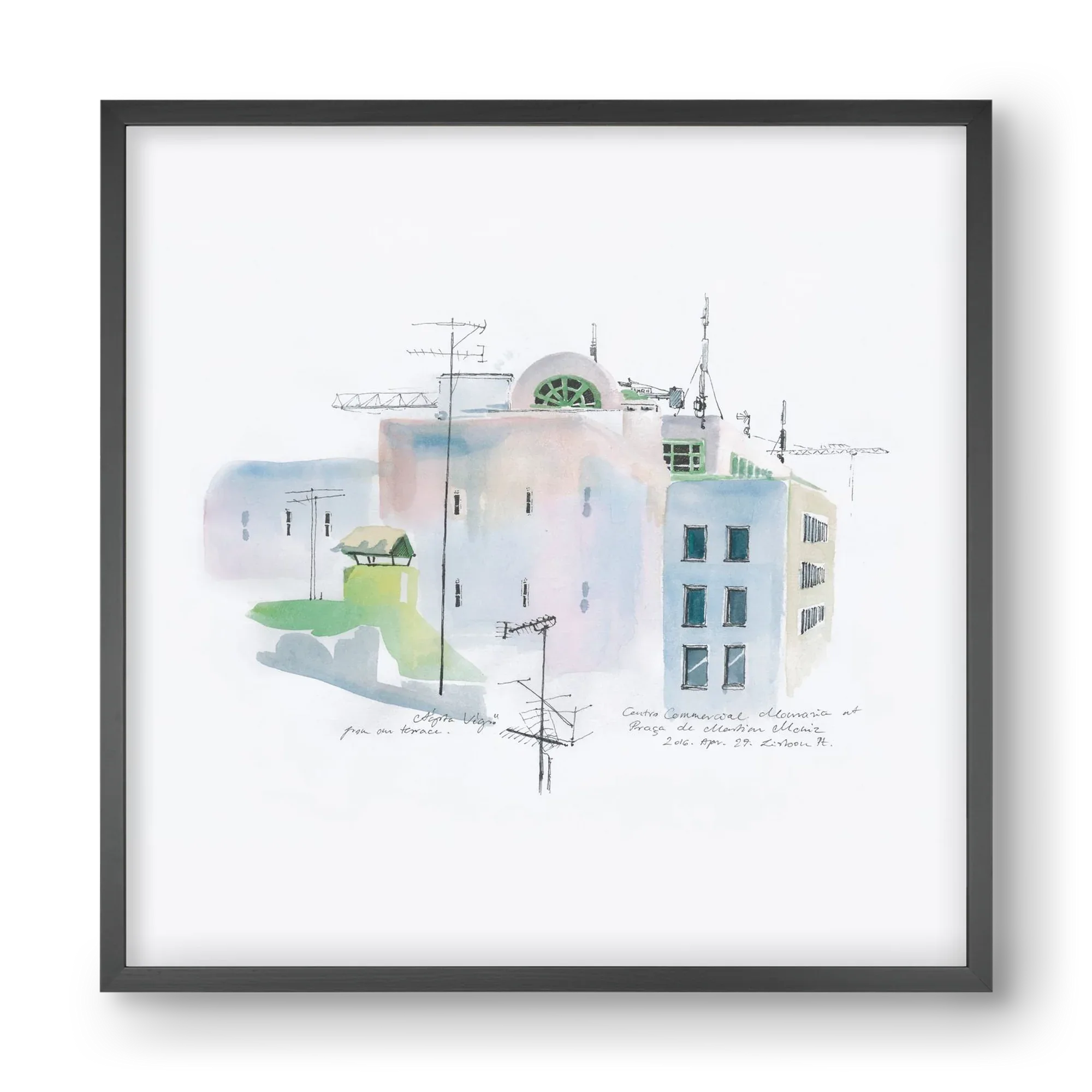 LISBON Aquarelle No.3 - artbridge