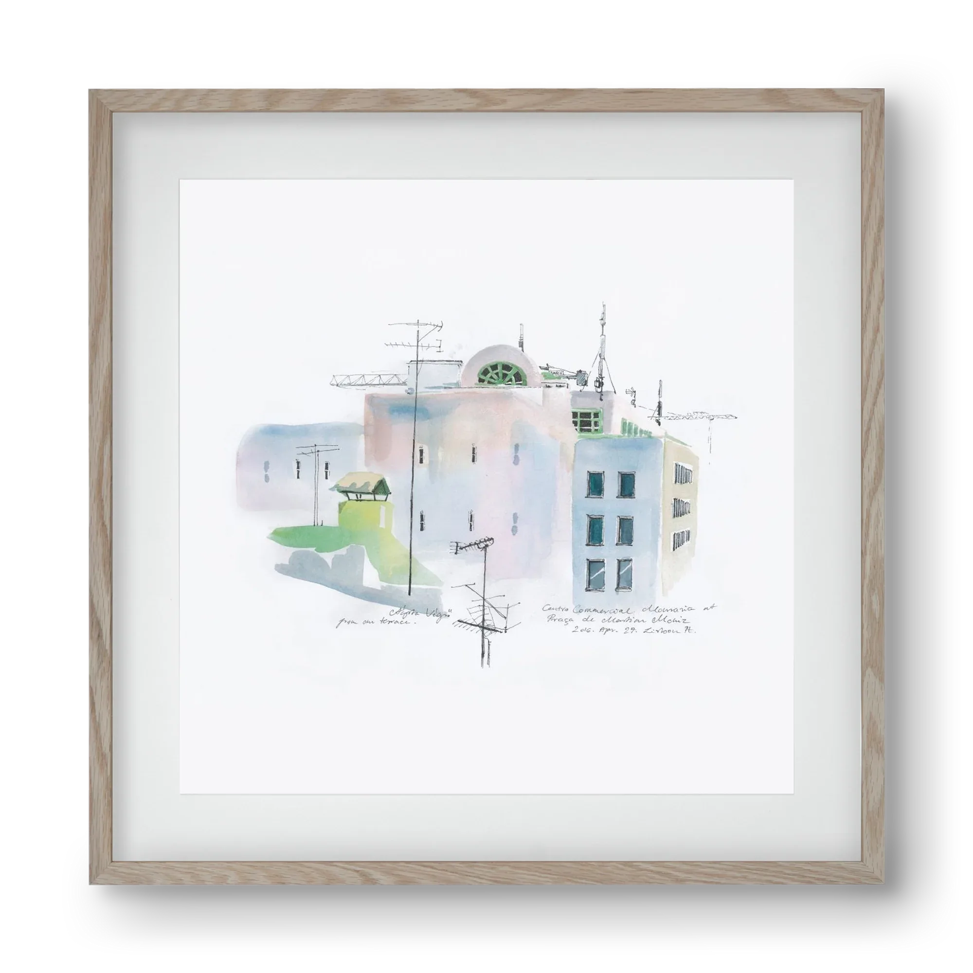 LISBON Aquarelle No.3 - artbridge