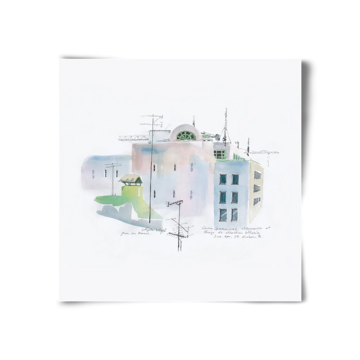 LISBON Aquarelle No.3 - artbridge