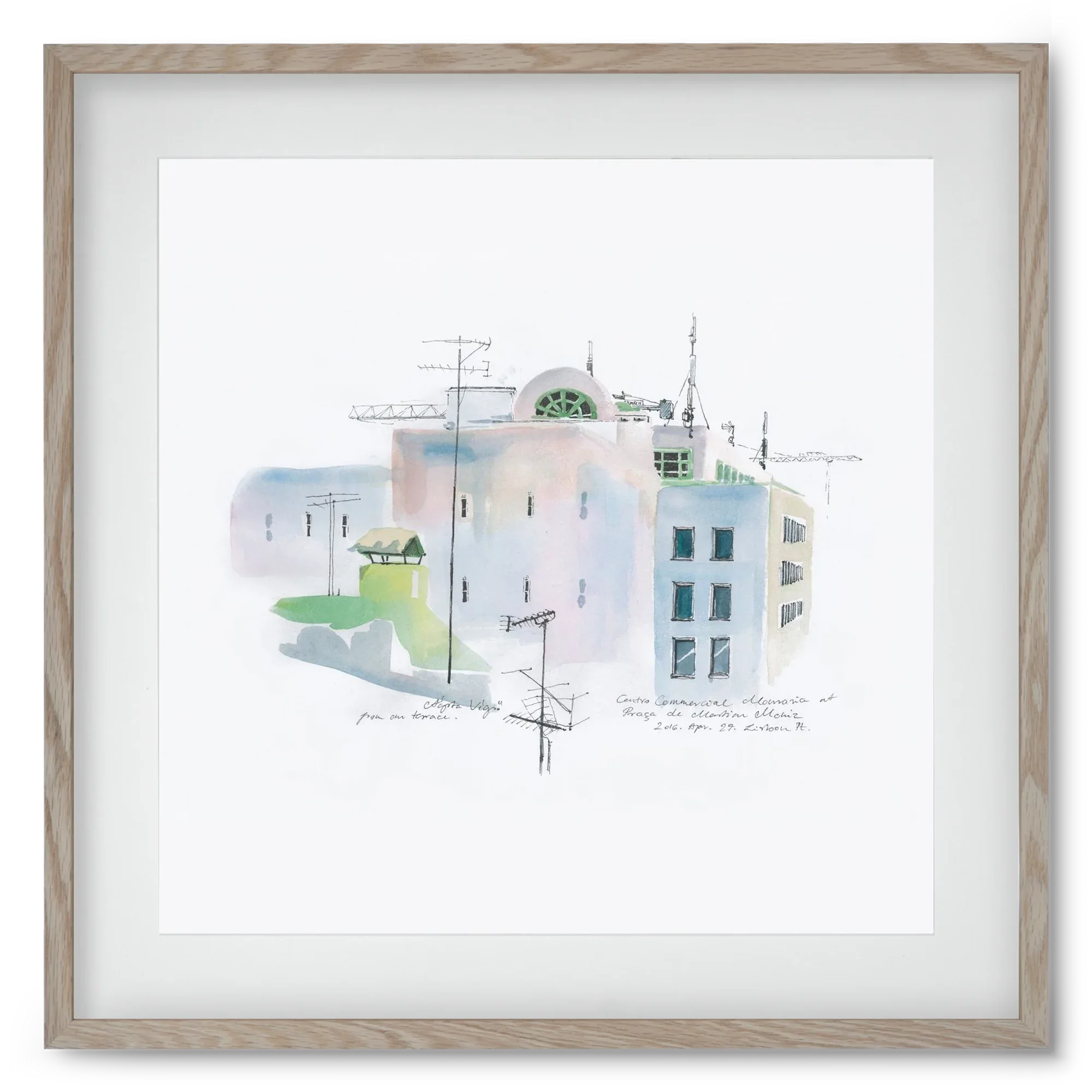 LISBON Aquarelle No.3 - artbridge