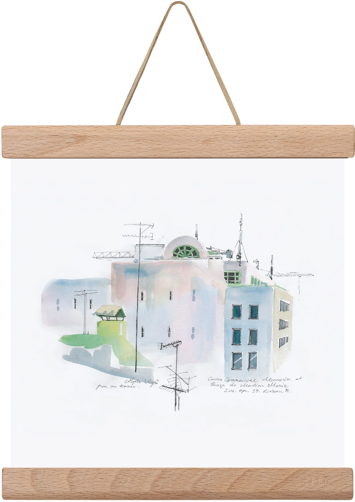 LISBON Aquarelle No.3 - artbridge