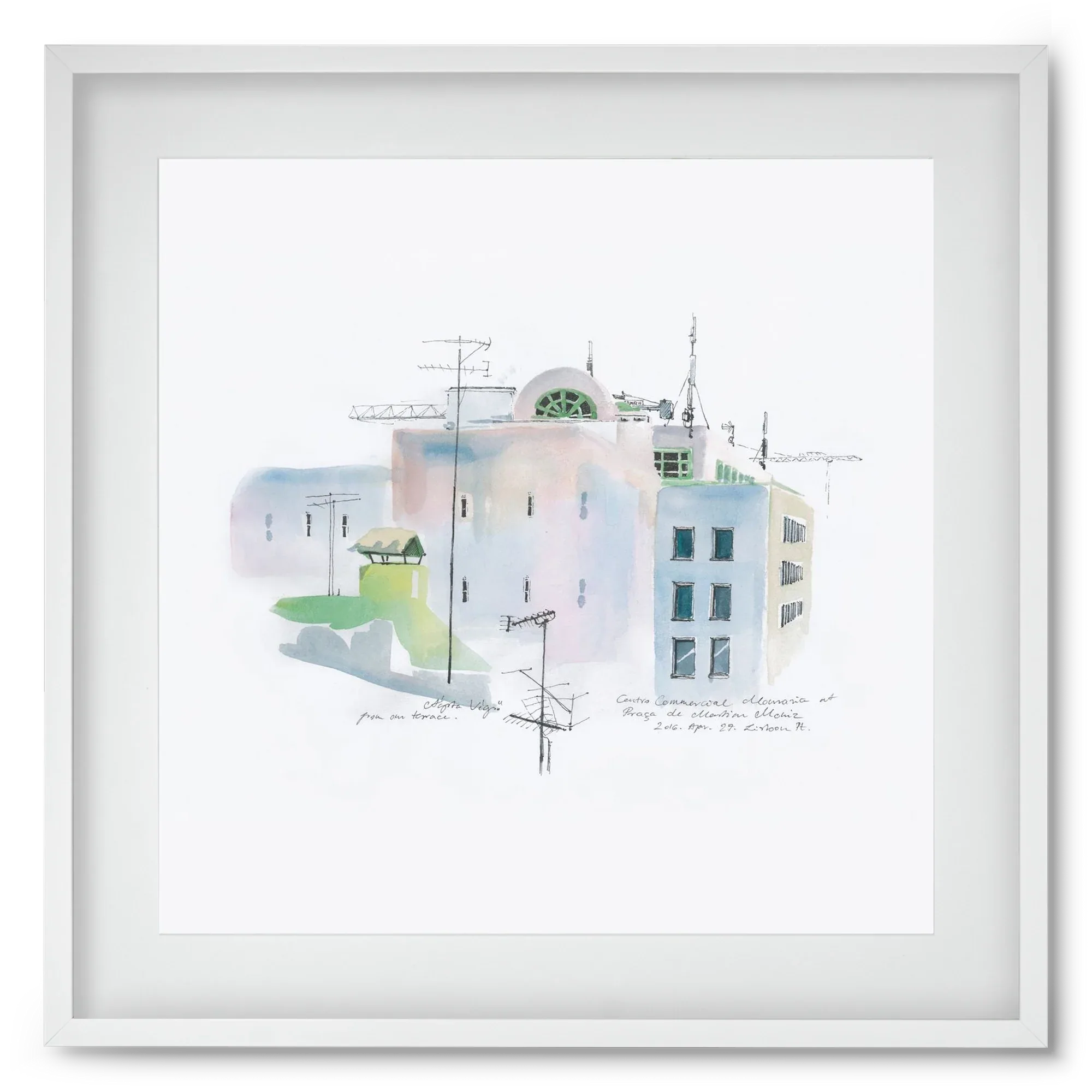 LISBON Aquarelle No.3 - artbridge