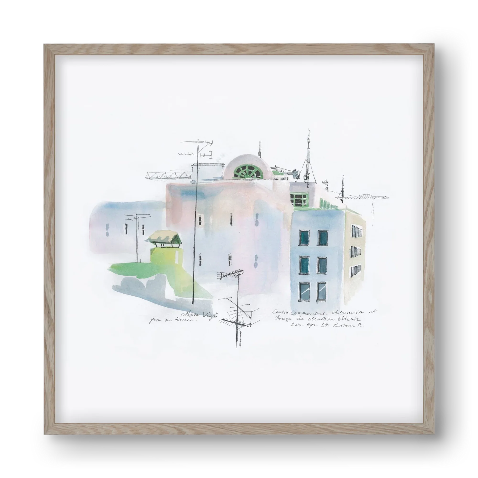 LISBON Aquarelle No.3 - artbridge