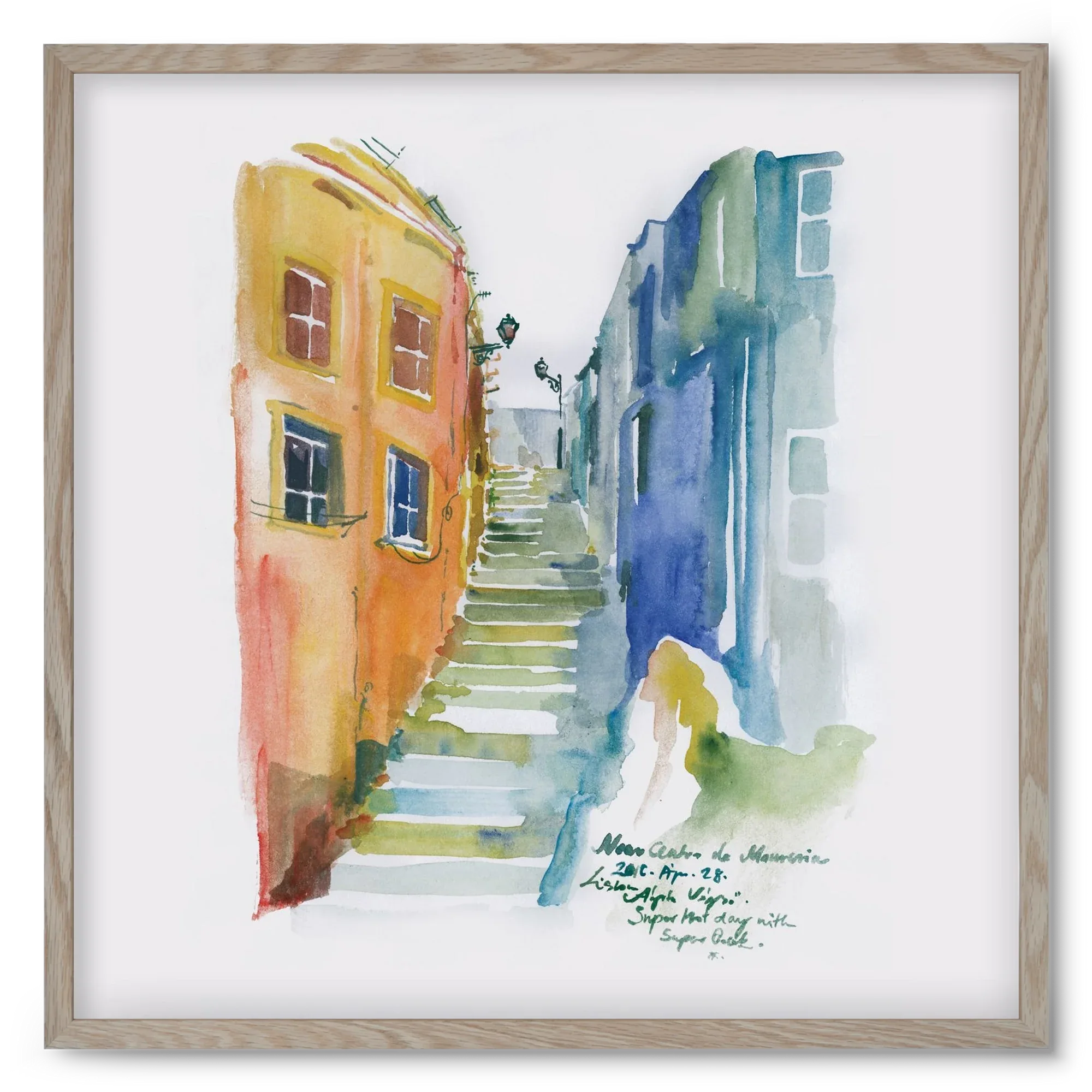LISBON Aquarelle No.1 - artbridge