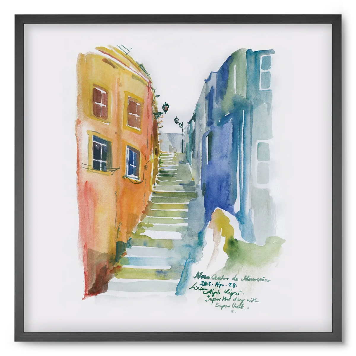 LISBON Aquarelle No.1 - artbridge