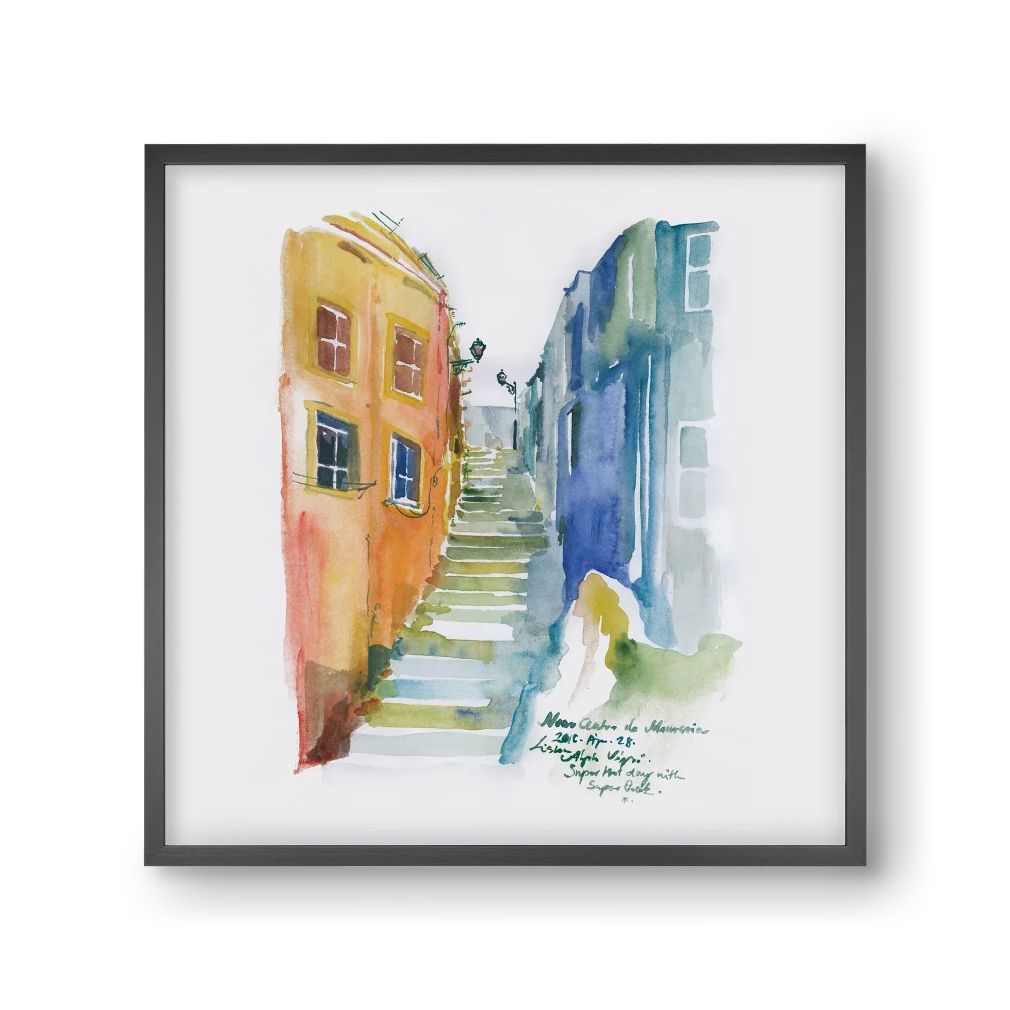 LISBON Aquarelle No.1 - artbridge