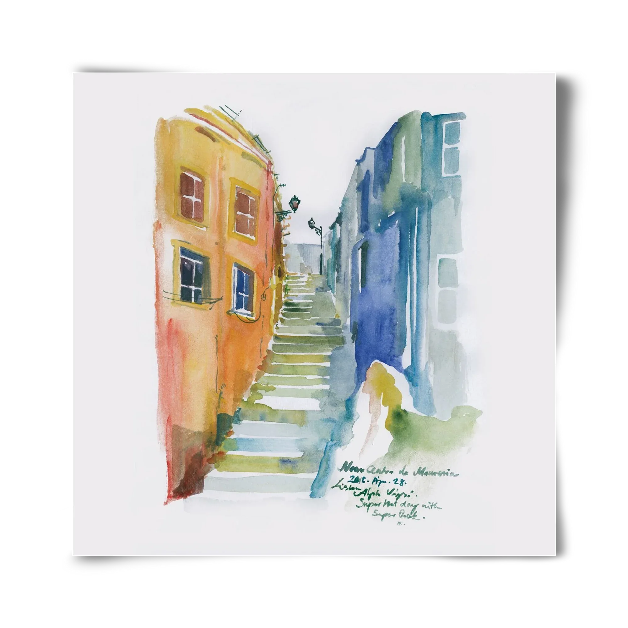 LISBON Aquarelle No.1 - artbridge