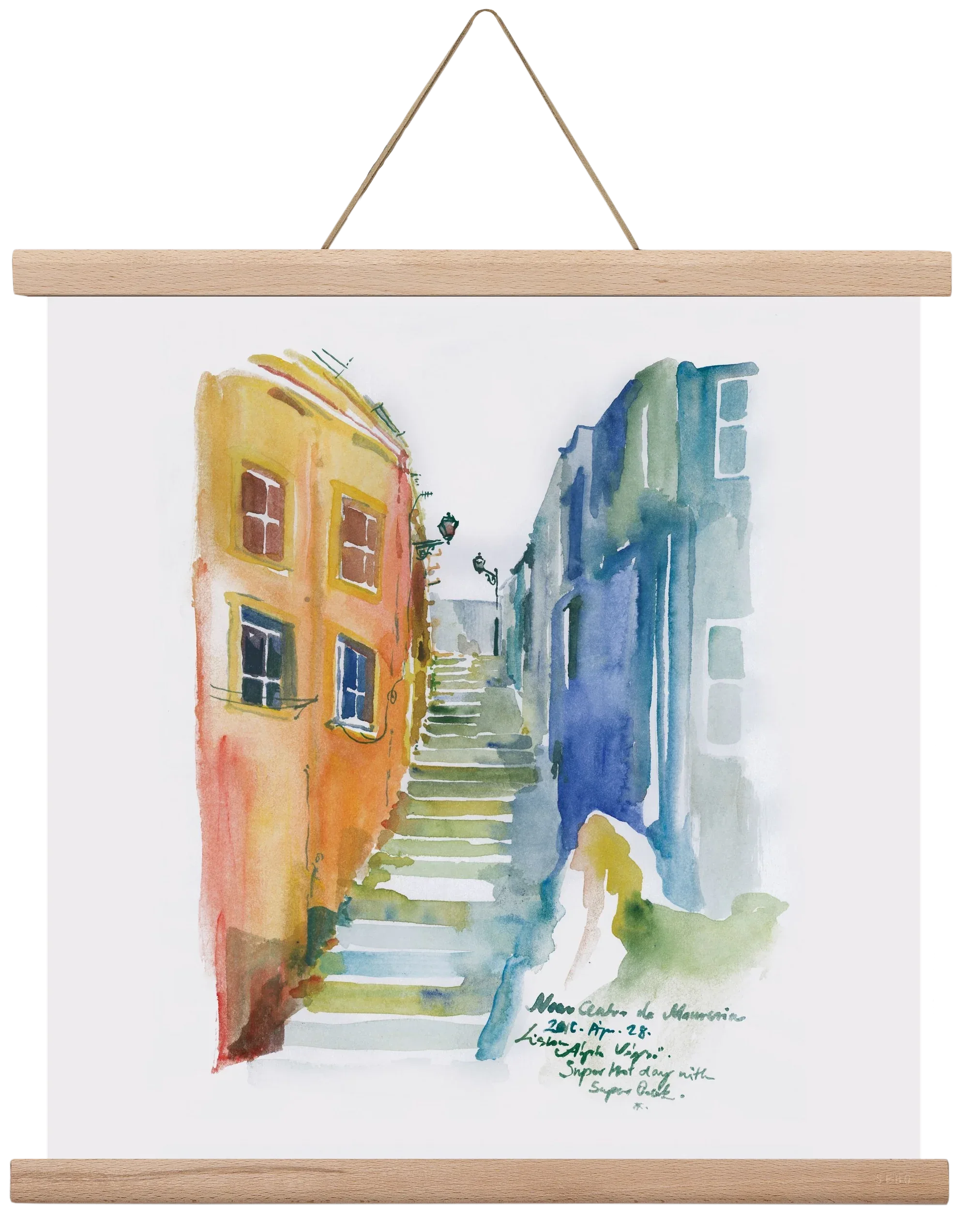 LISBON Aquarelle No.1 - artbridge