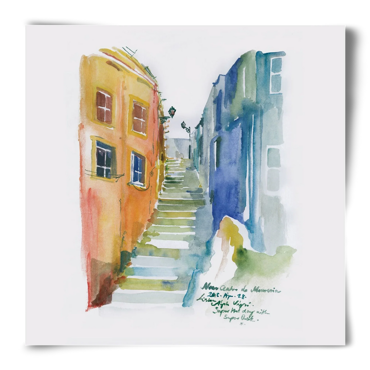 LISBON Aquarelle No.1 - artbridge