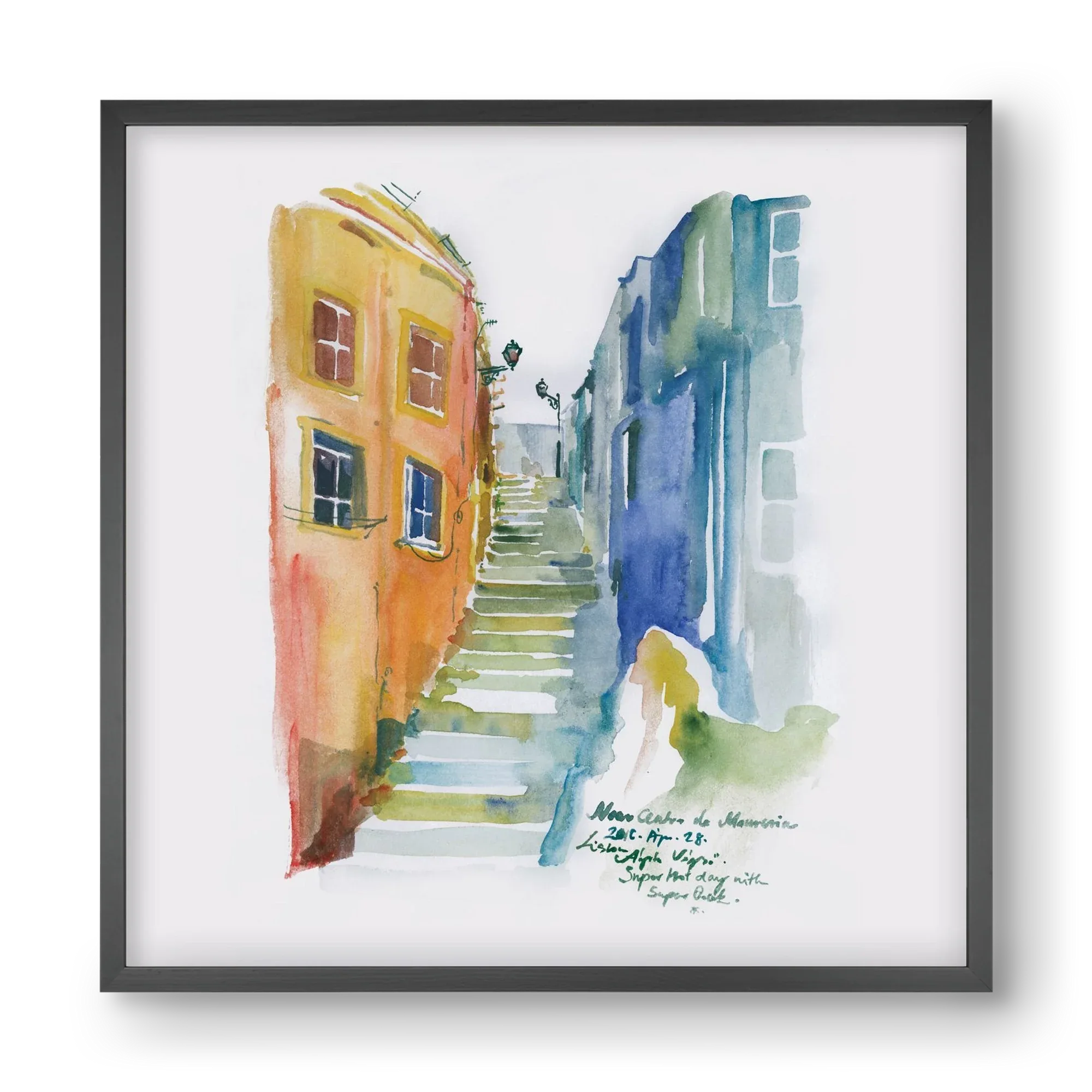 LISBON Aquarelle No.1 - artbridge