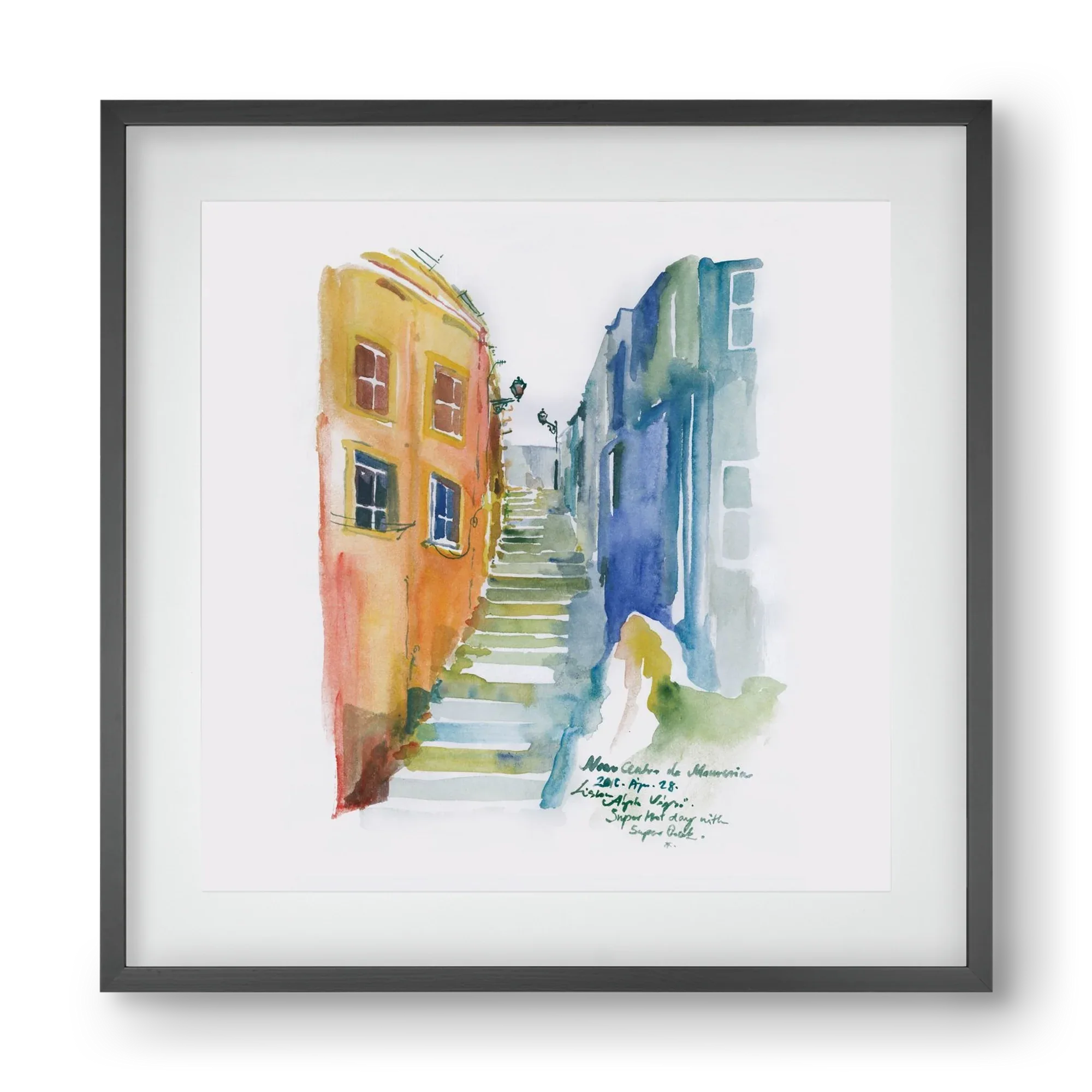 LISBON Aquarelle No.1 - artbridge