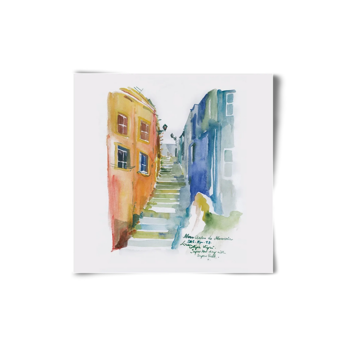 LISBON Aquarelle No.1 - artbridge