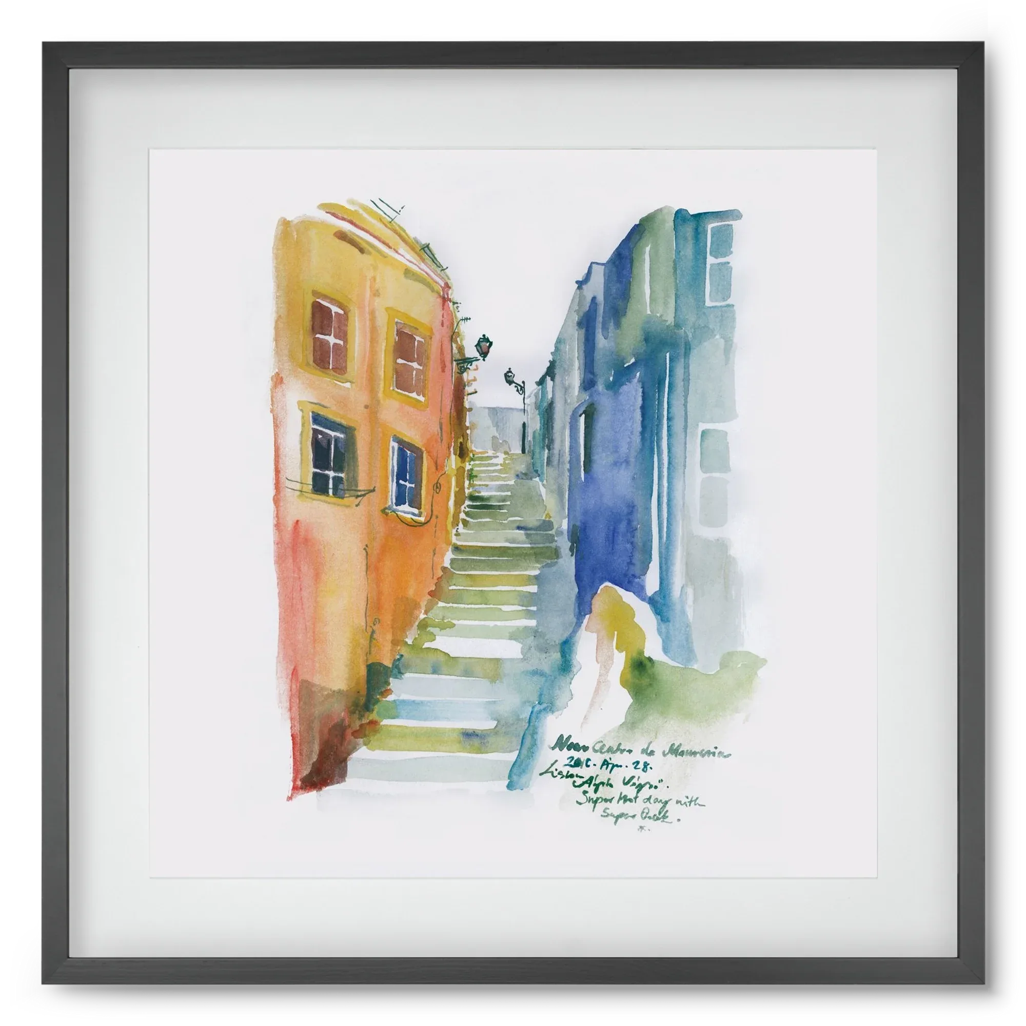 LISBON Aquarelle No.1 - artbridge