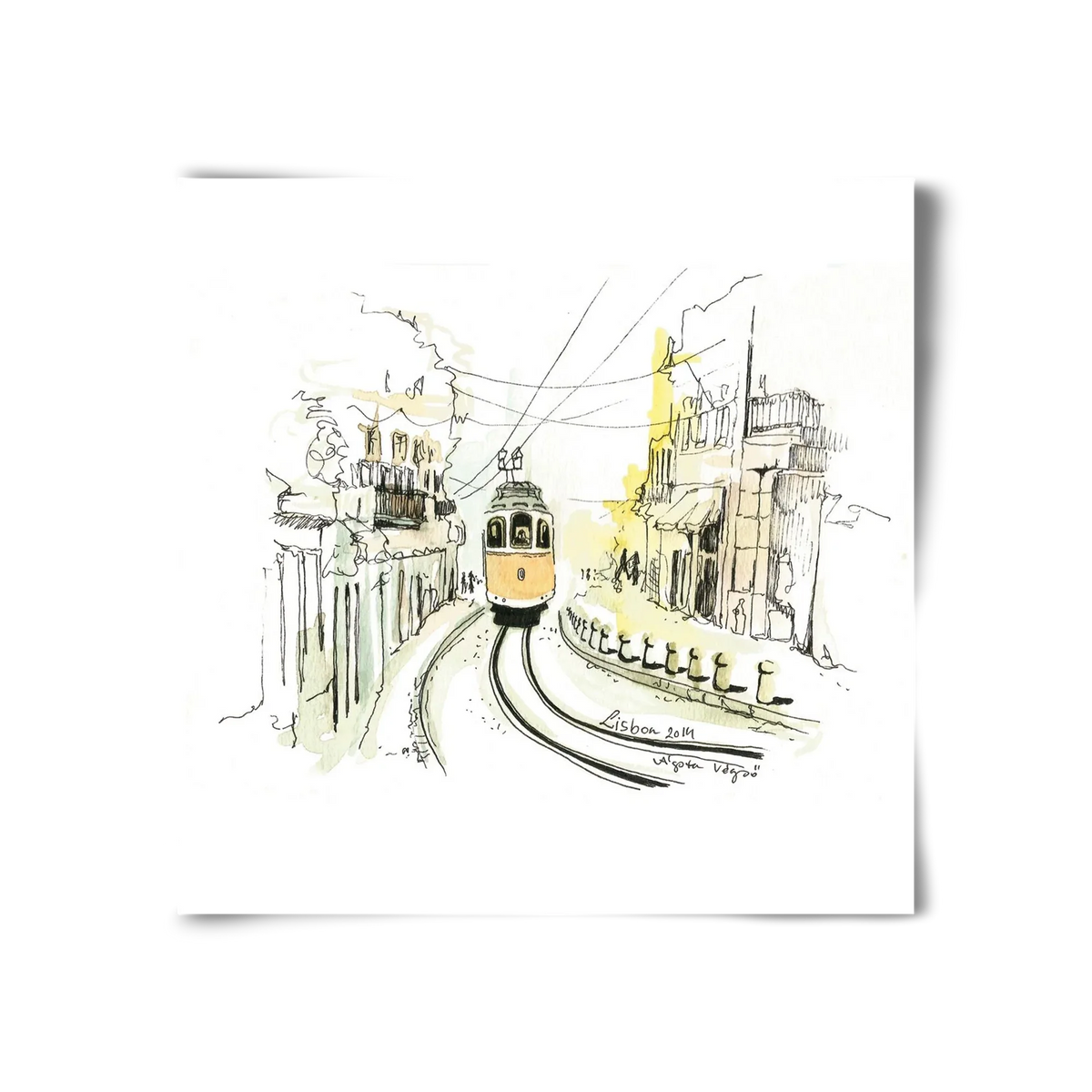 LISBON Aquarelle No.2 - artbridge