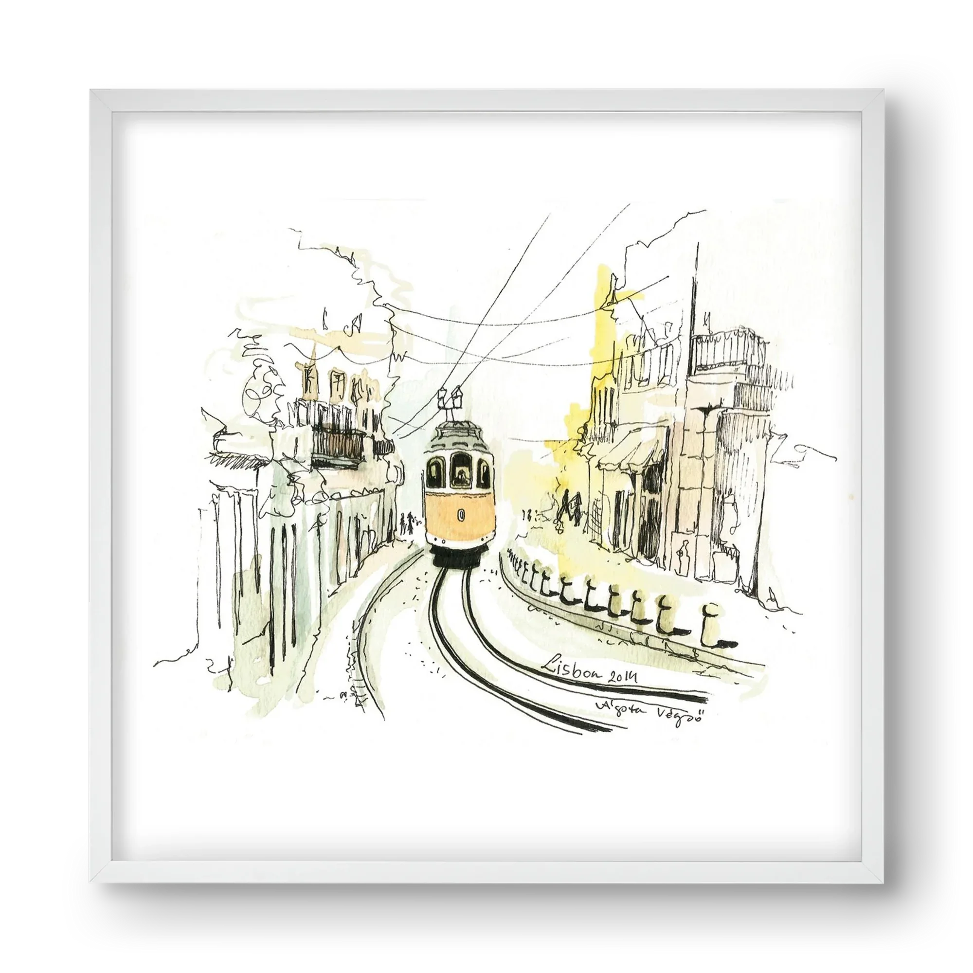 LISBON Aquarelle No.2 - artbridge