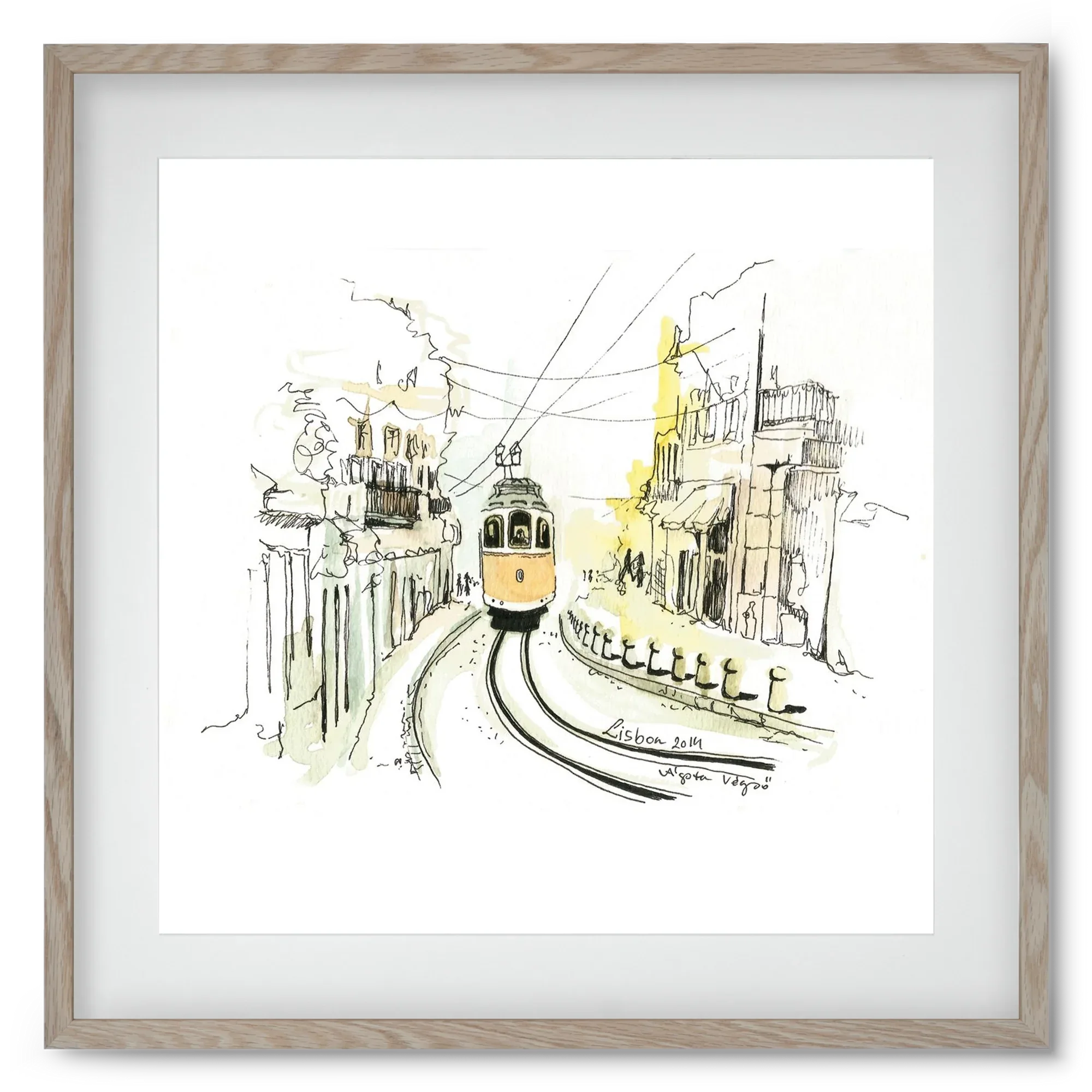LISBON Aquarelle No.2 - artbridge
