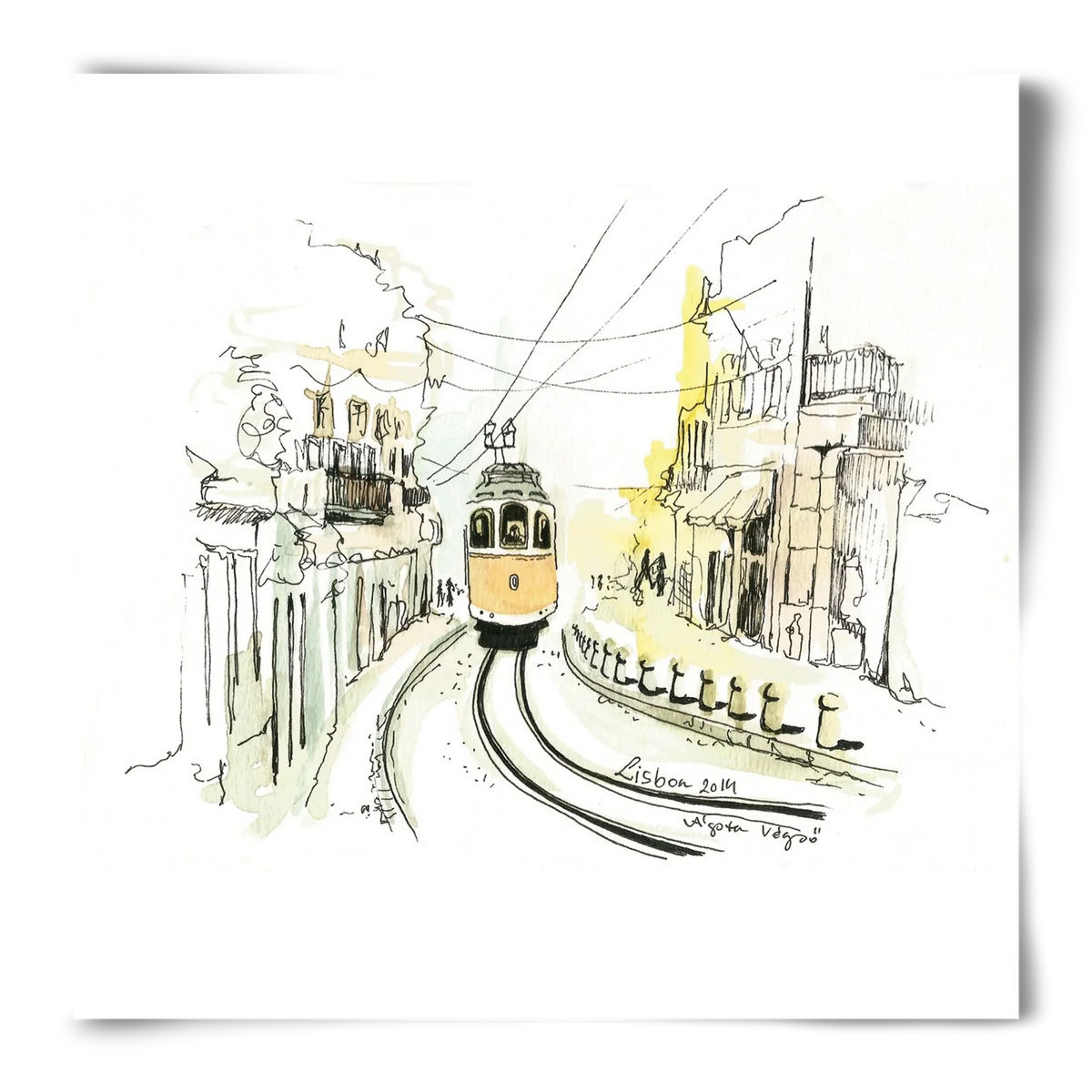 LISBON Aquarelle No.2 - artbridge