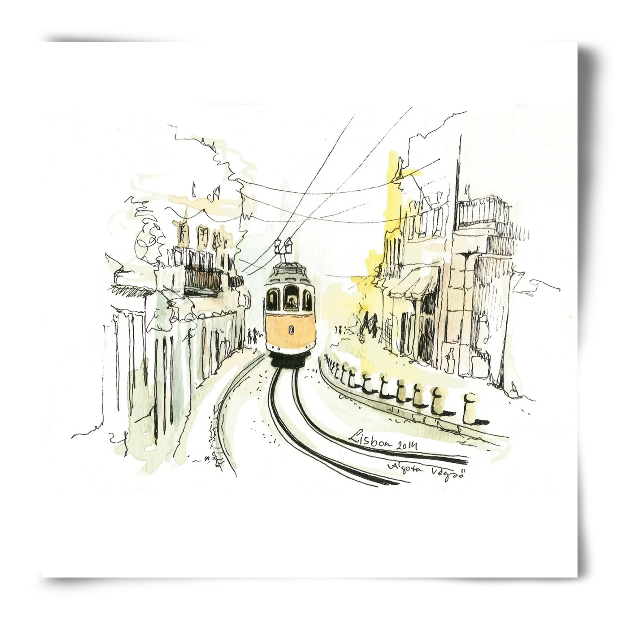 LISBON Aquarelle No.2 - artbridge