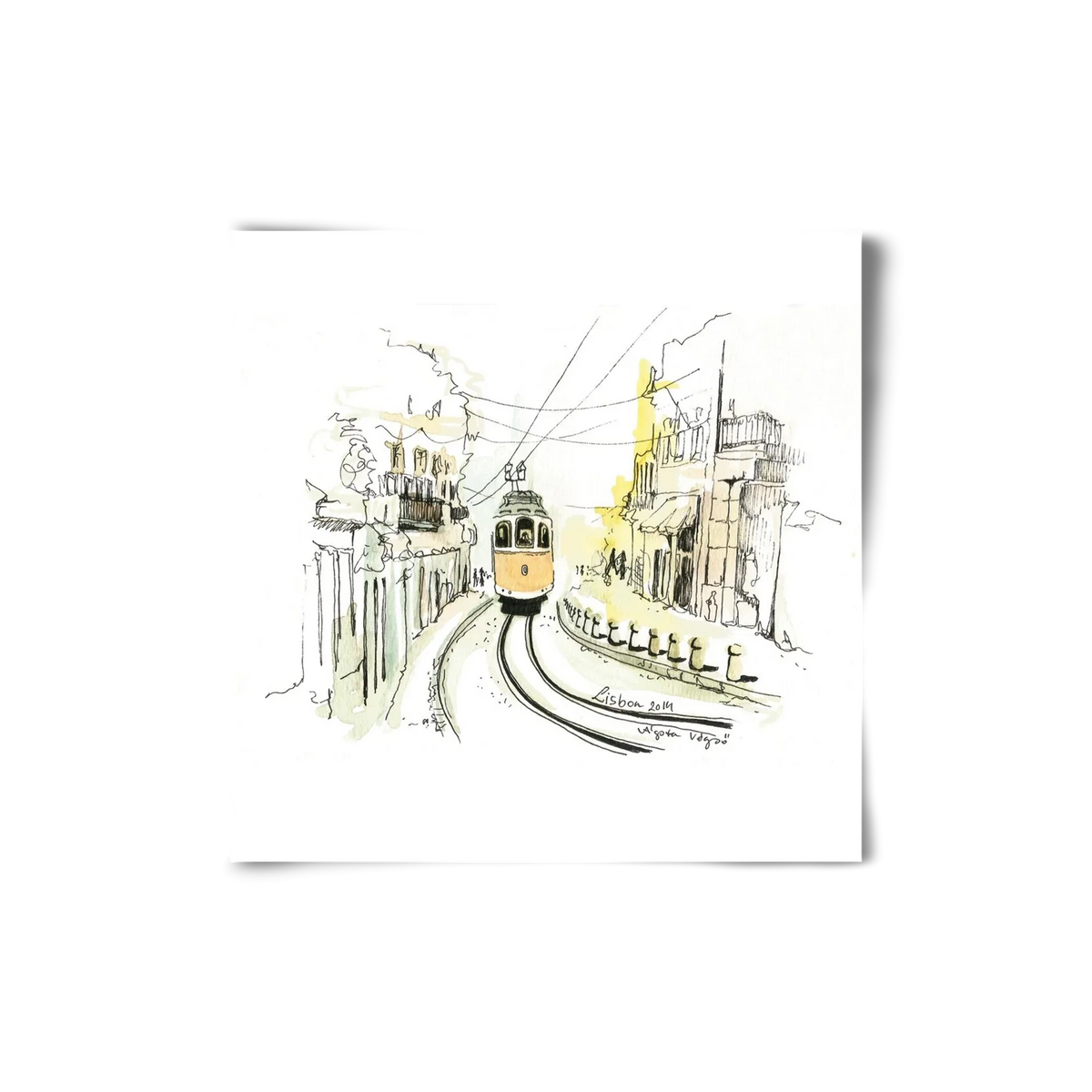 LISBON Aquarelle No.2 - artbridge