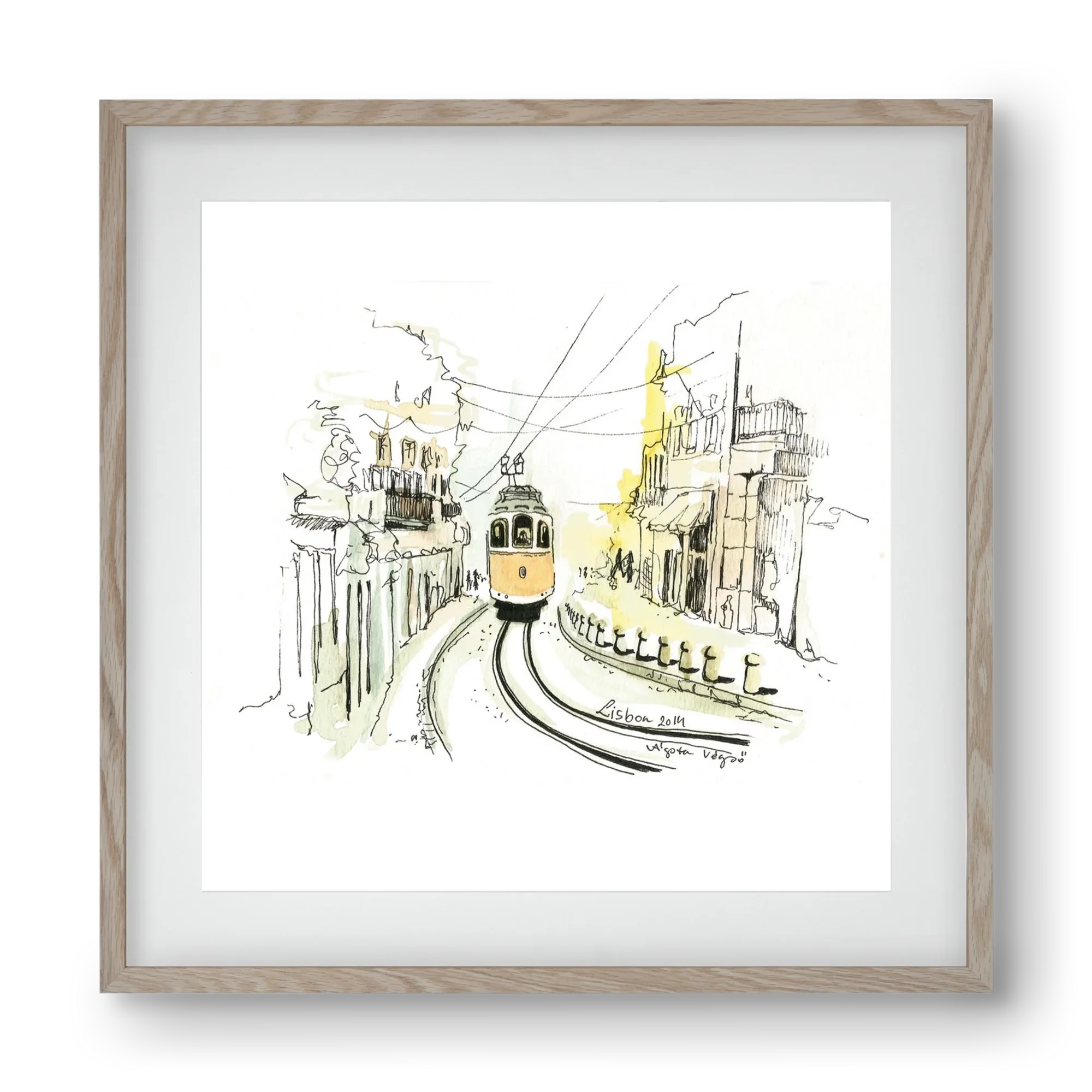 LISBON Aquarelle No.2 - artbridge