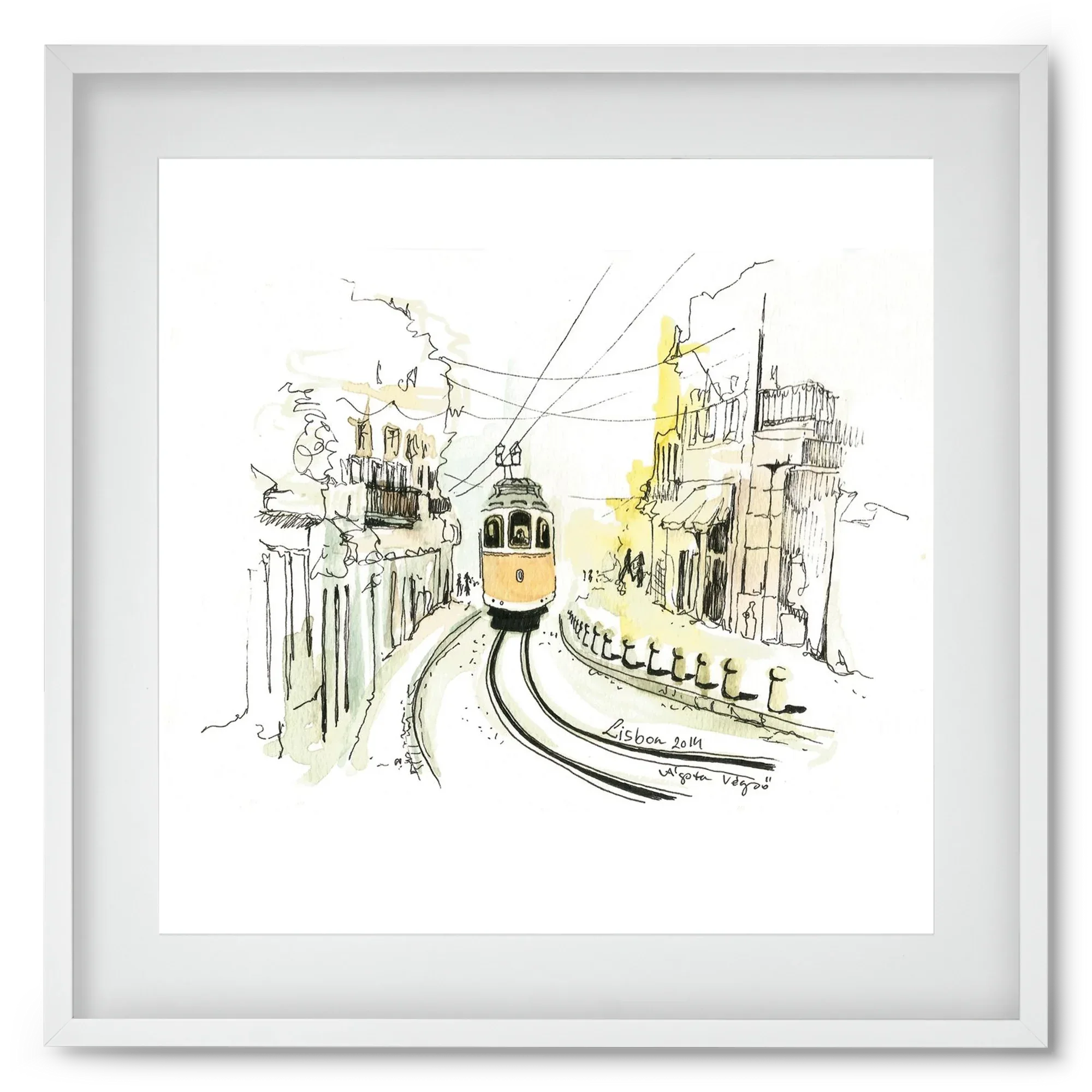 LISBON Aquarelle No.2 - artbridge