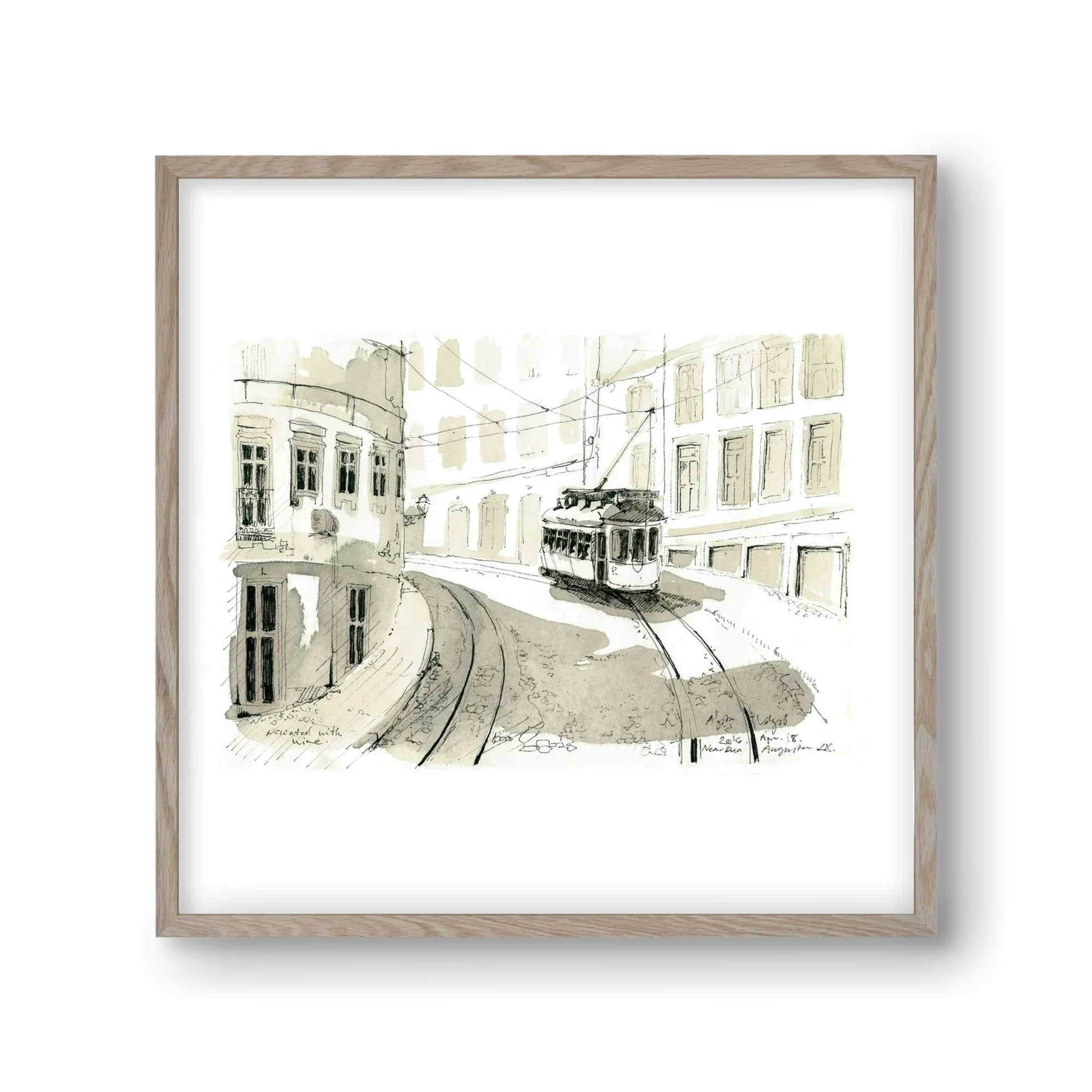 Lisbon Aquarelle No.5 - artbridge