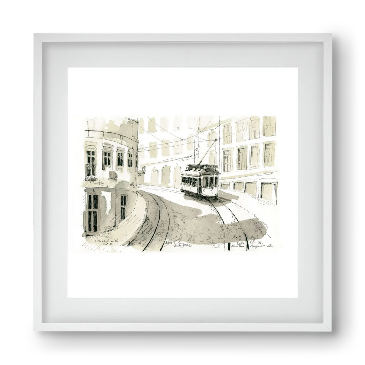 Lisbon Aquarelle No.5 - artbridge