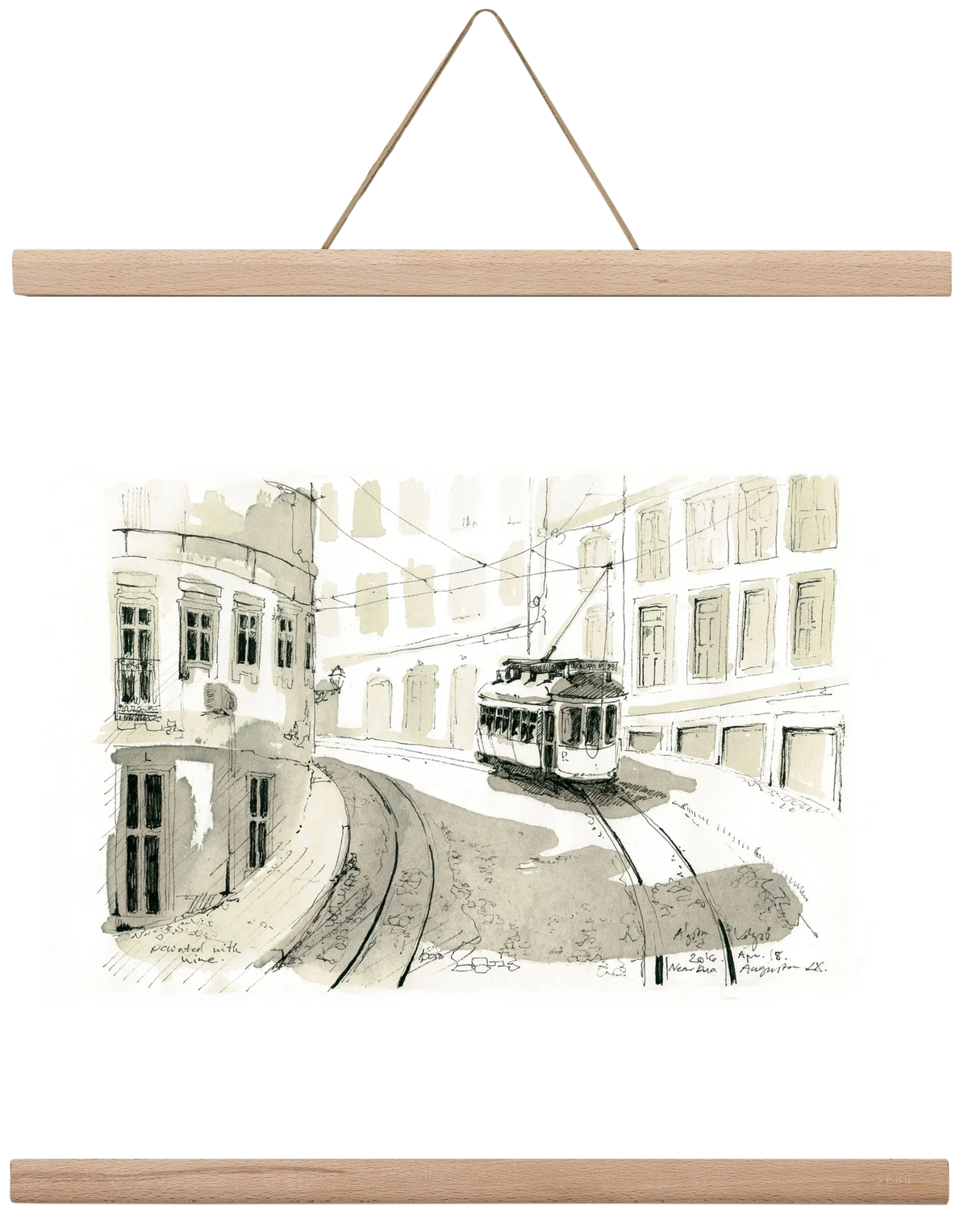 Lisbon Aquarelle No.5 - artbridge