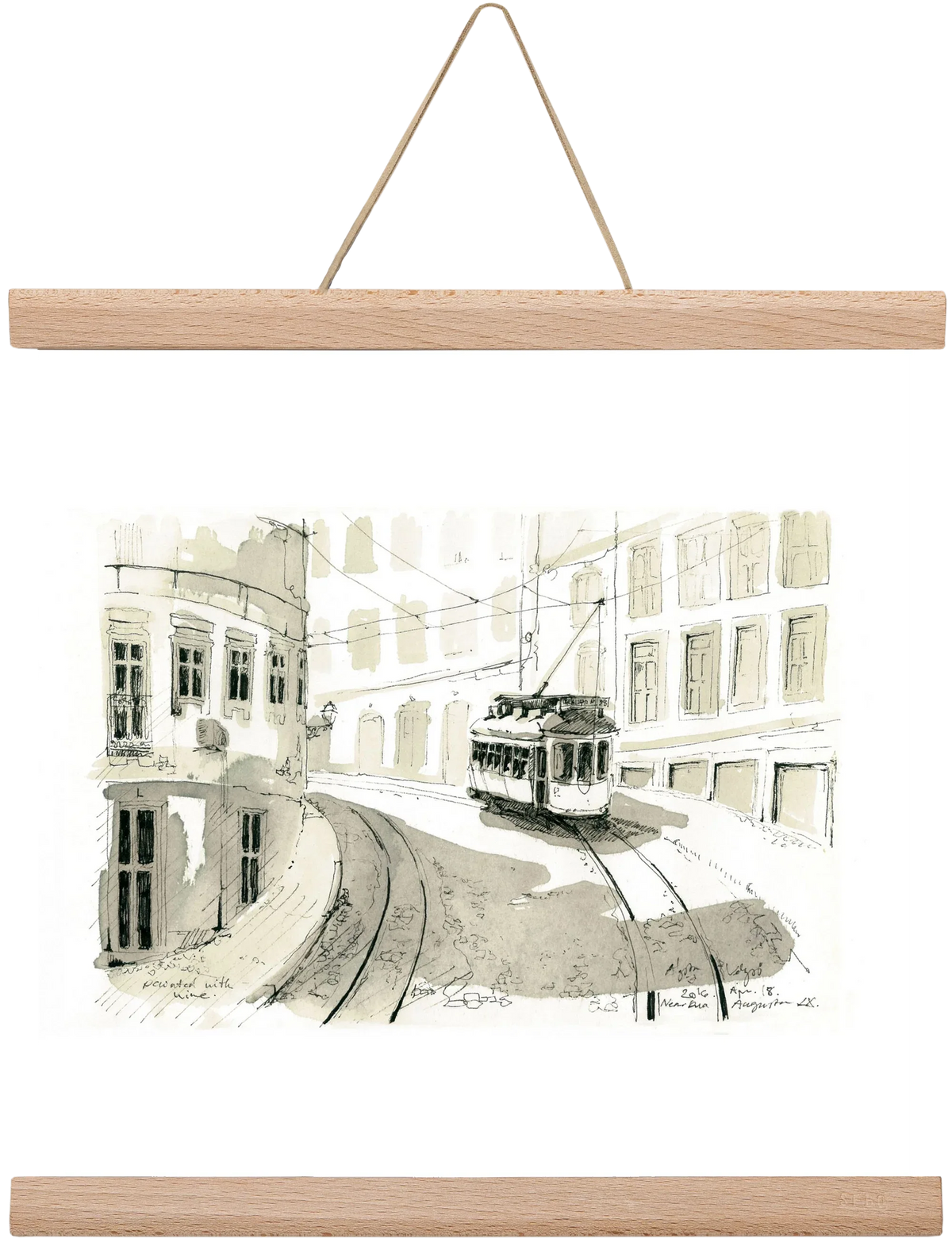 Lisbon Aquarelle No.5 - artbridge