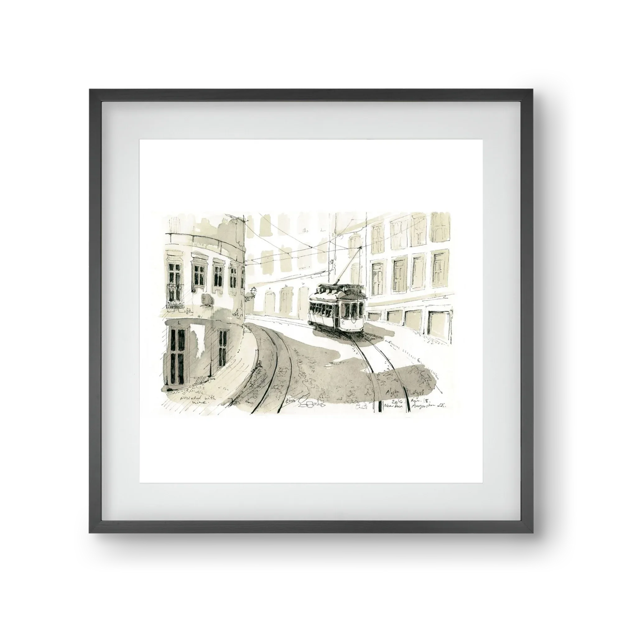 Lisbon Aquarelle No.5 - artbridge