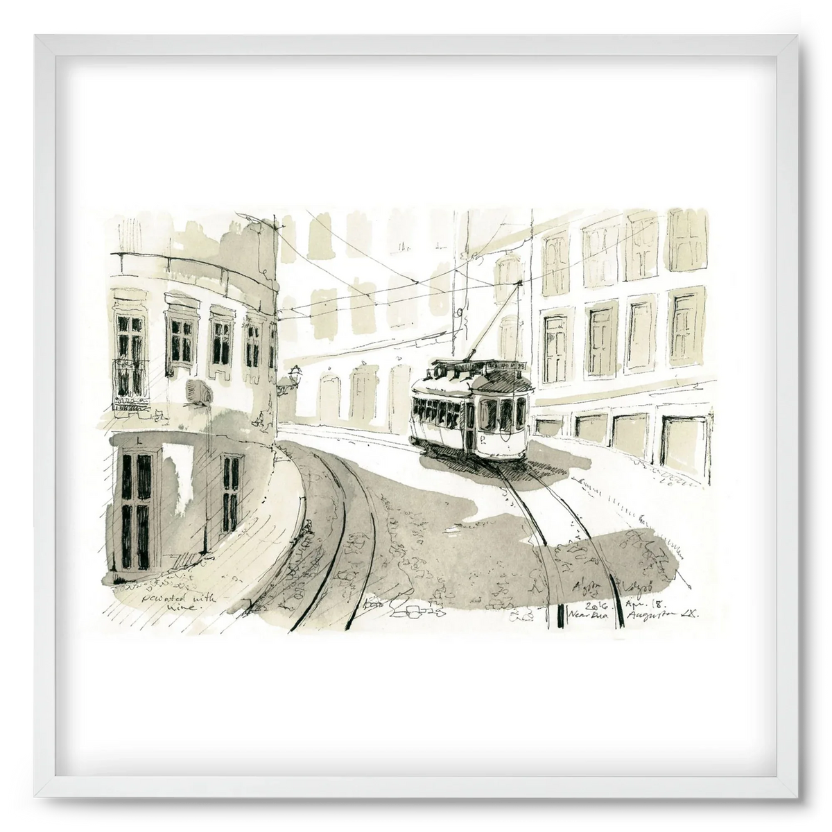 Lisbon Aquarelle No.5 - artbridge