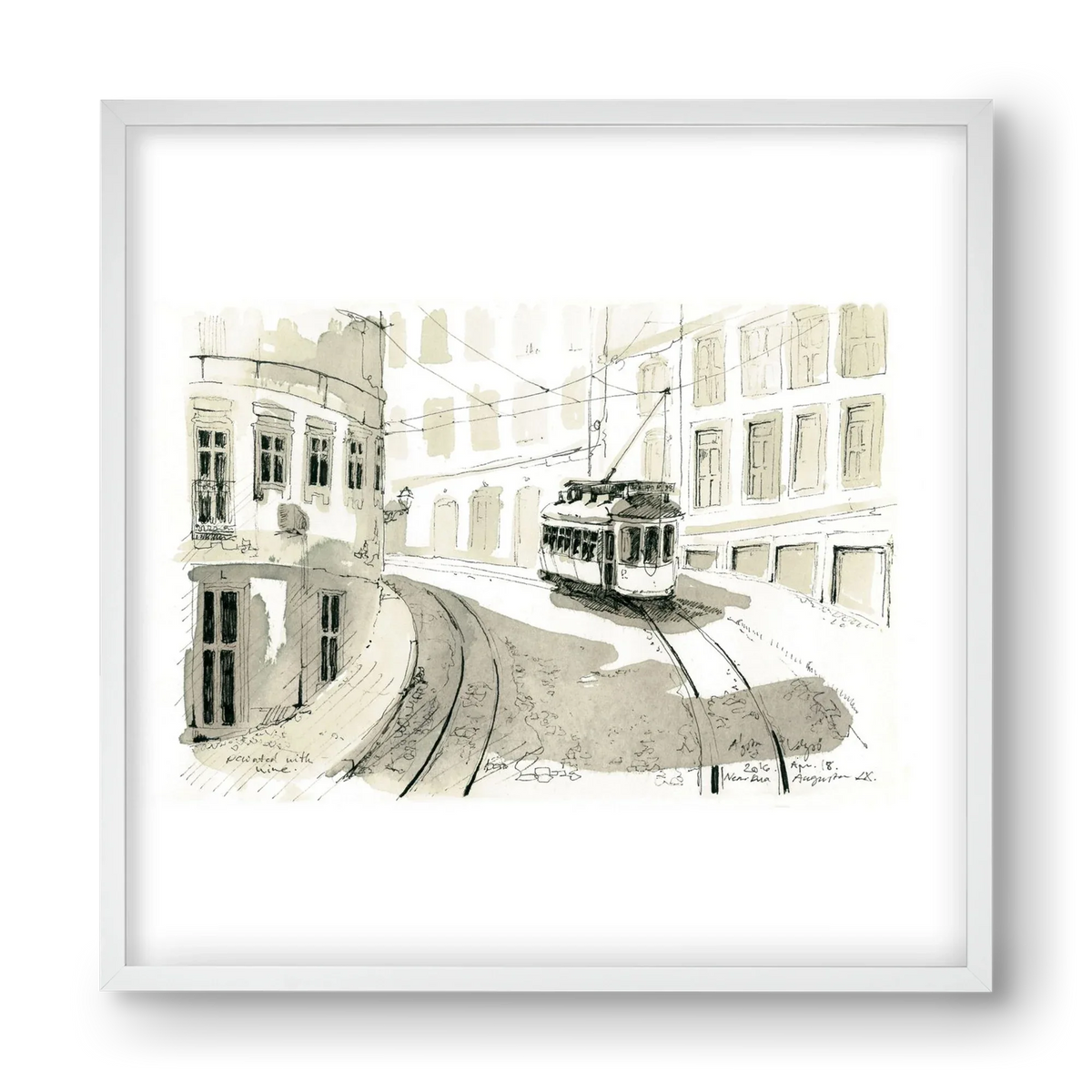 Lisbon Aquarelle No.5 - artbridge