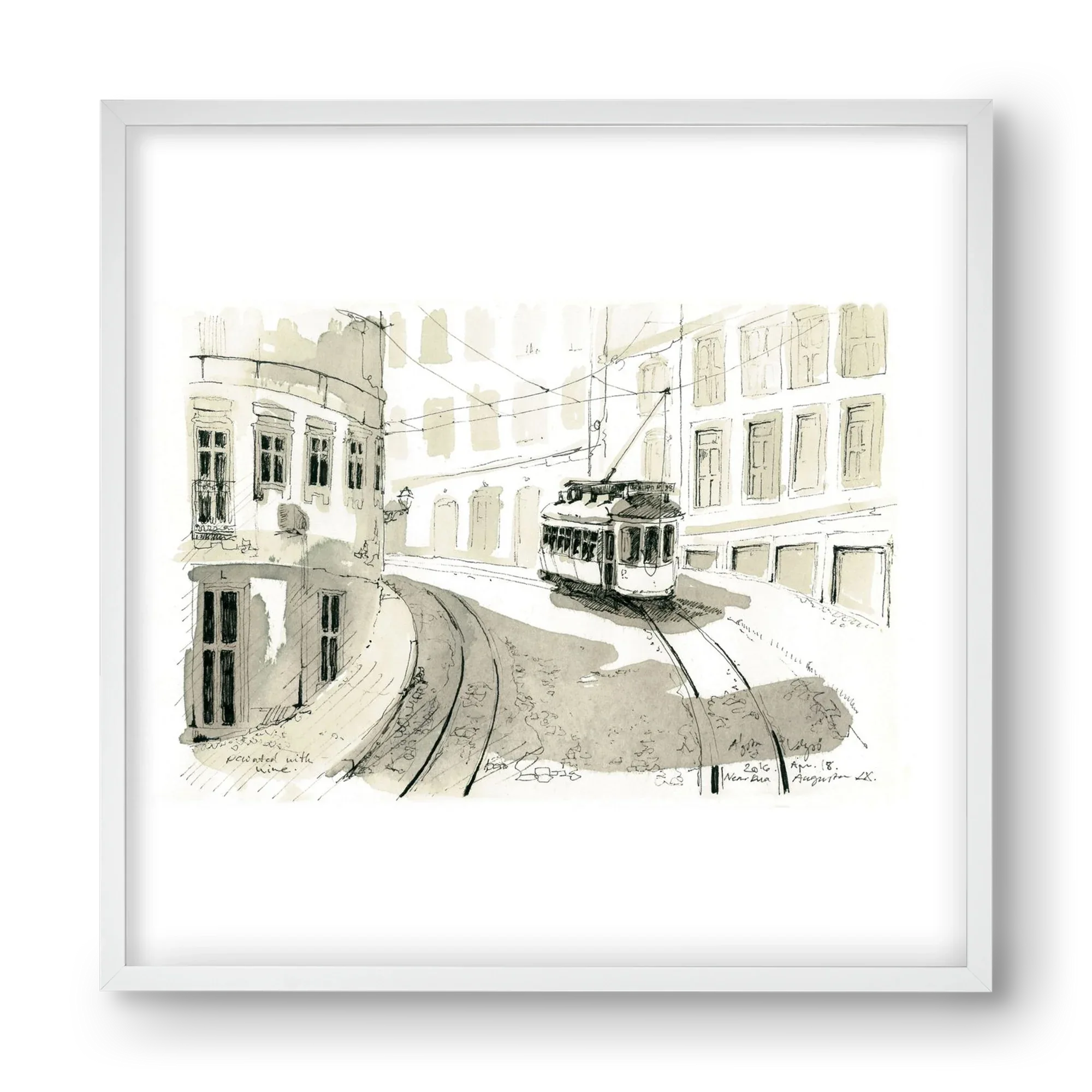 Lisbon Aquarelle No.5 - artbridge