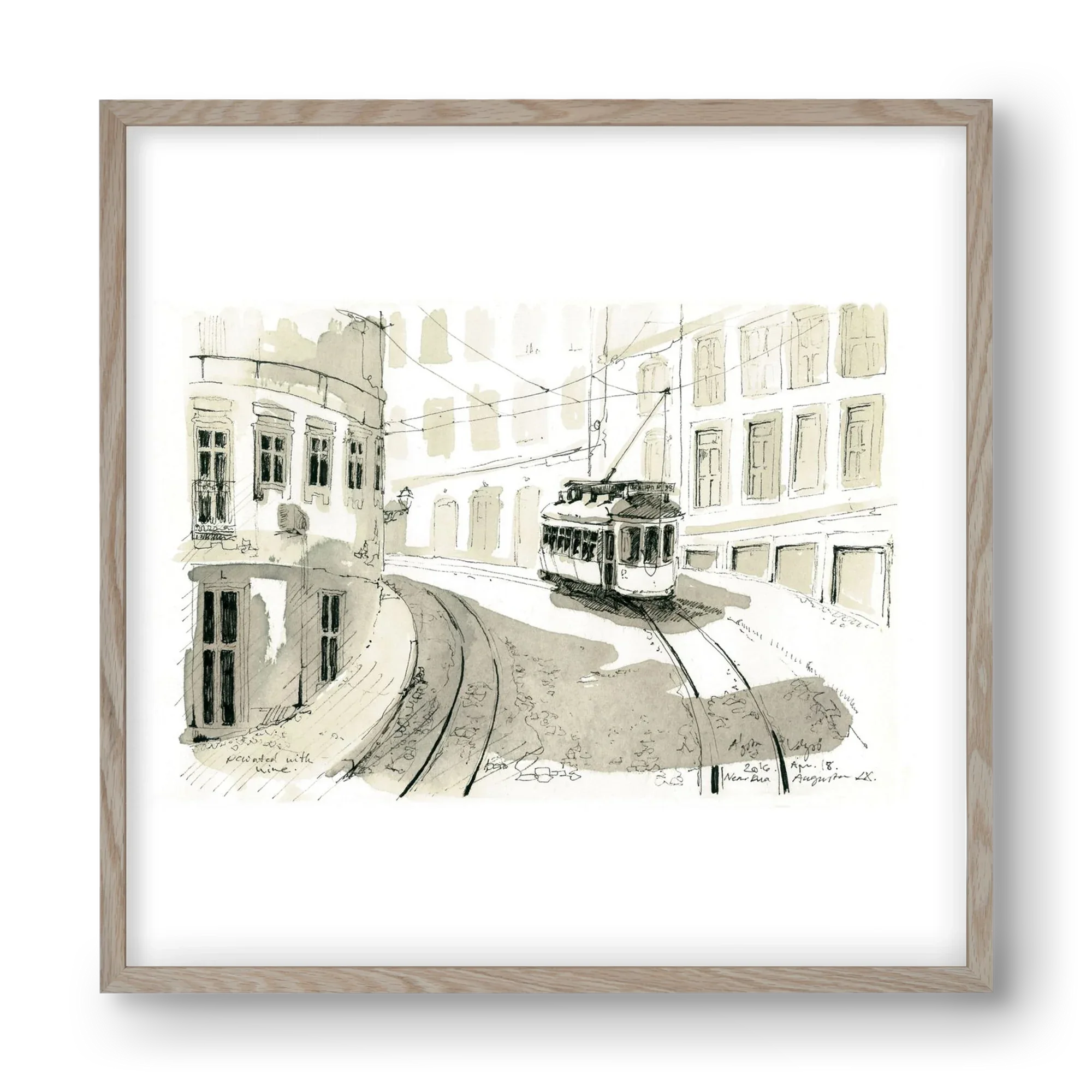 Lisbon Aquarelle No.5 - artbridge